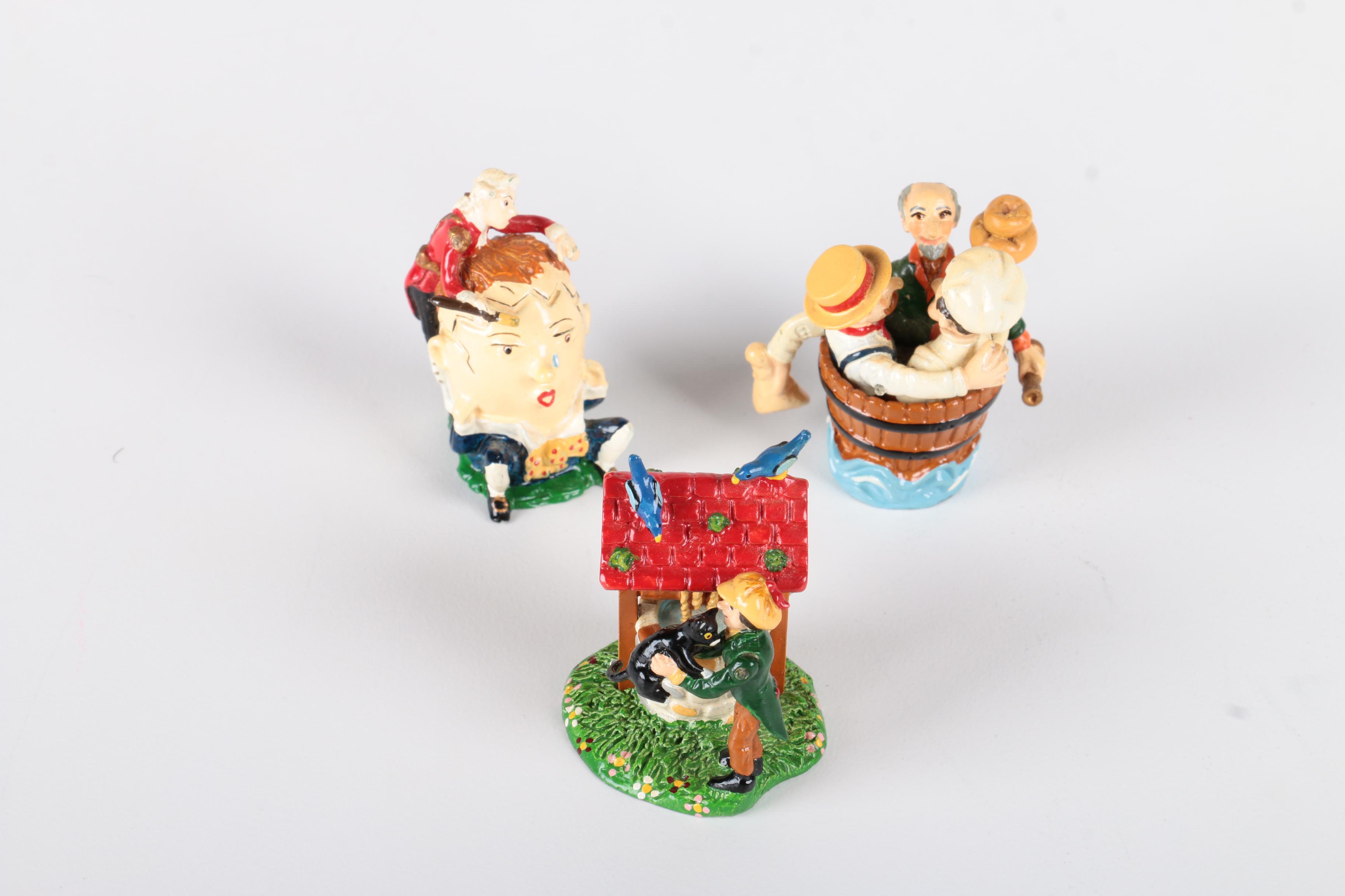Metal Nursery Rhyme Figurines