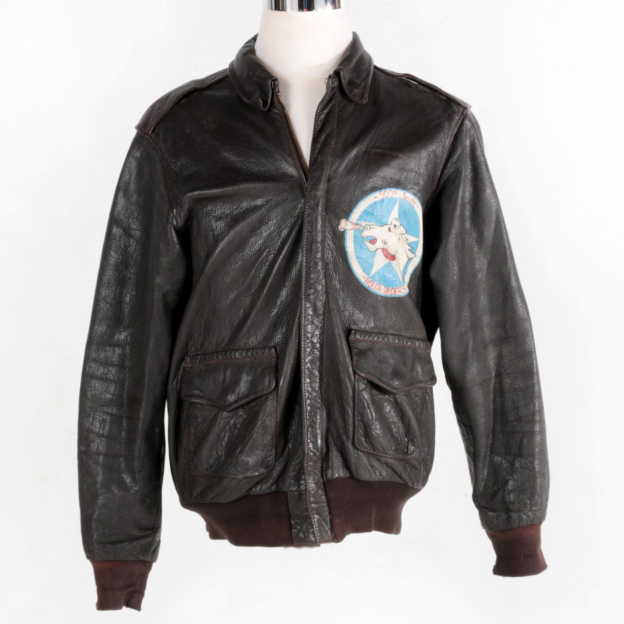 WWII USAF A2 Hand Painted Bomber Jacket