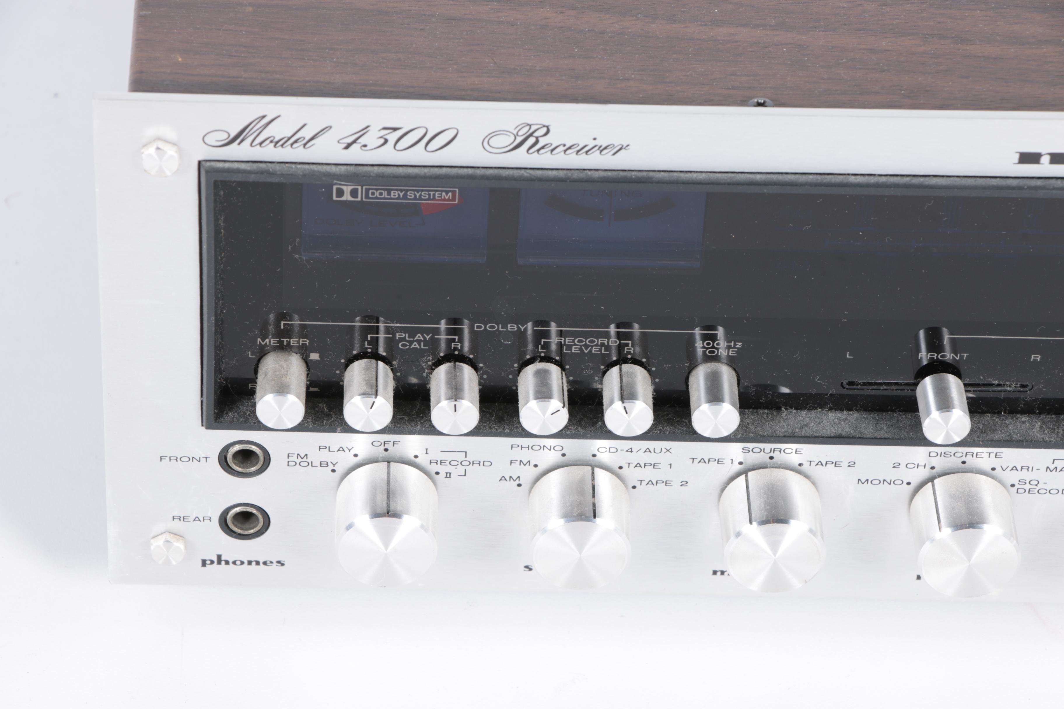 Vintage Marantz Model 4300 Receiver