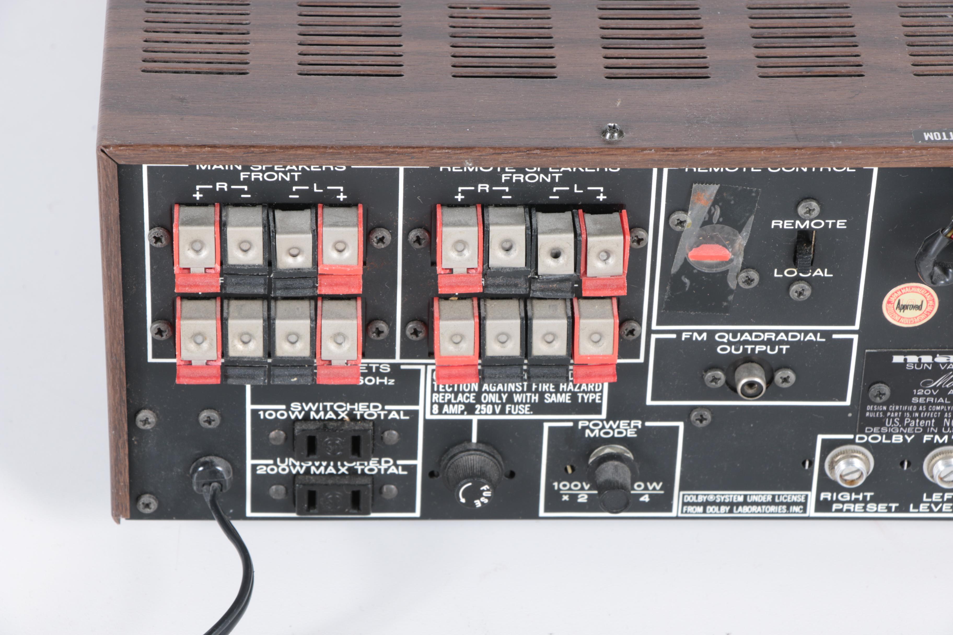 Vintage Marantz Model 4300 Receiver