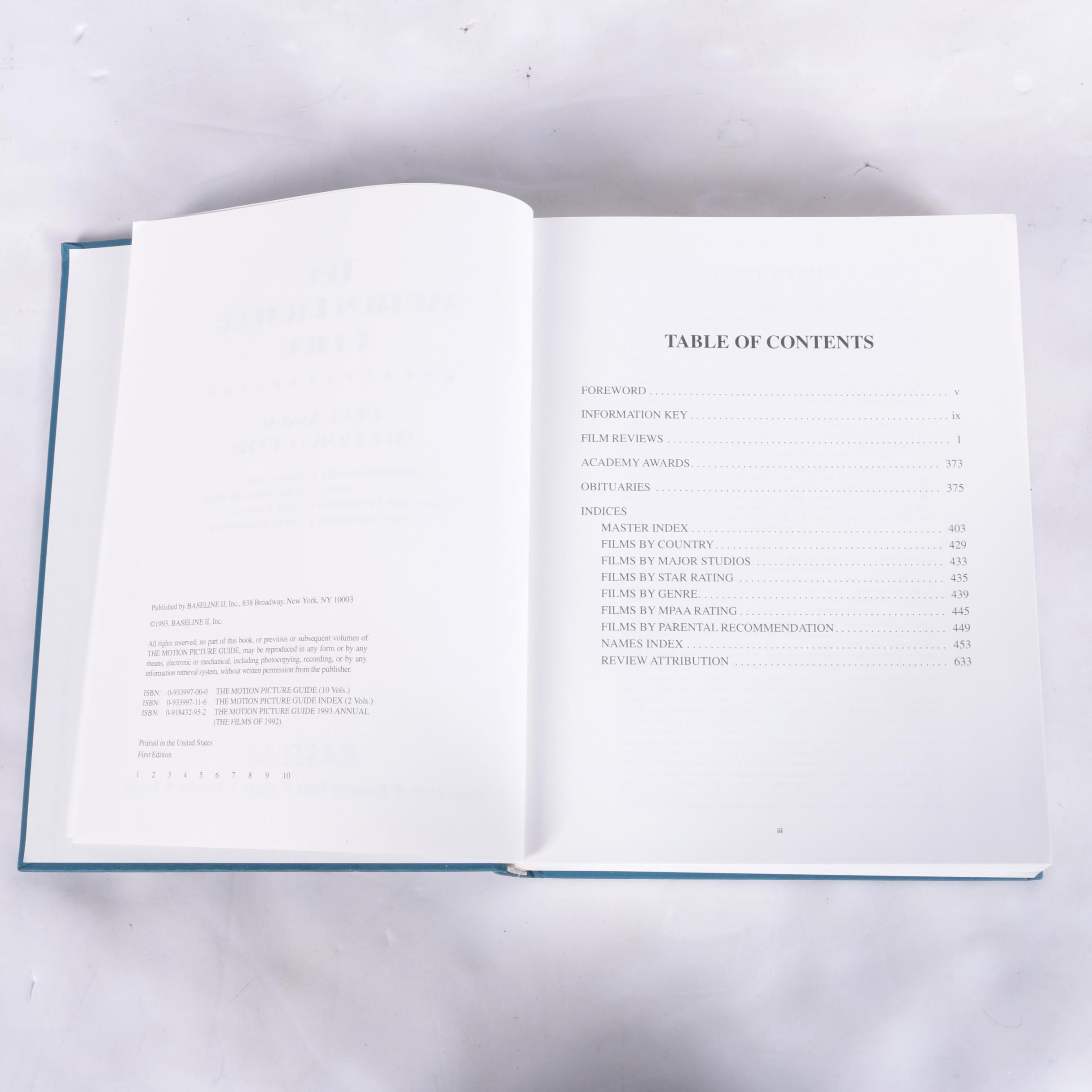 Collection of Baseline "The Motion Picture Guide"