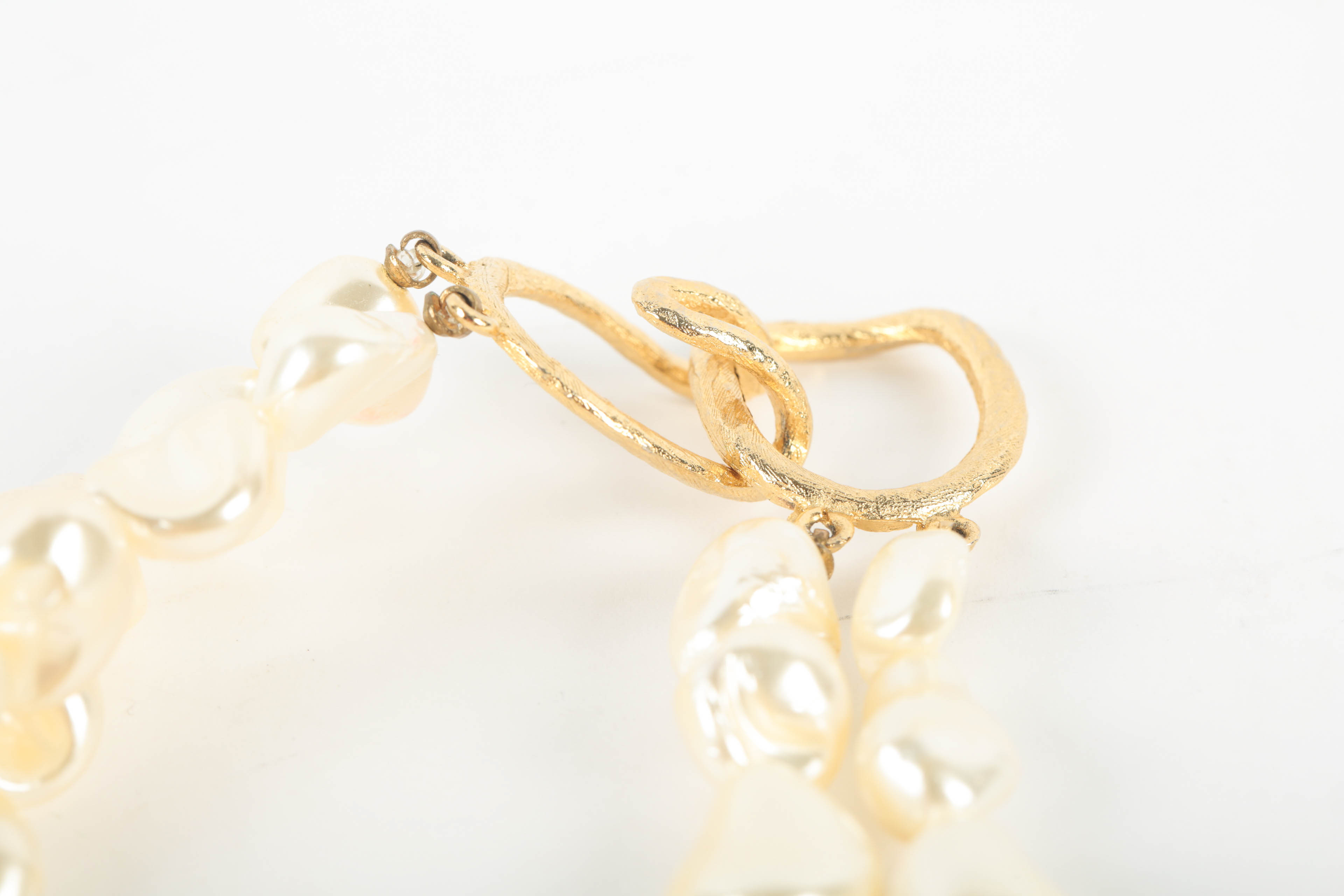 Helga Wagner Faux Pearl Necklace and Earrings