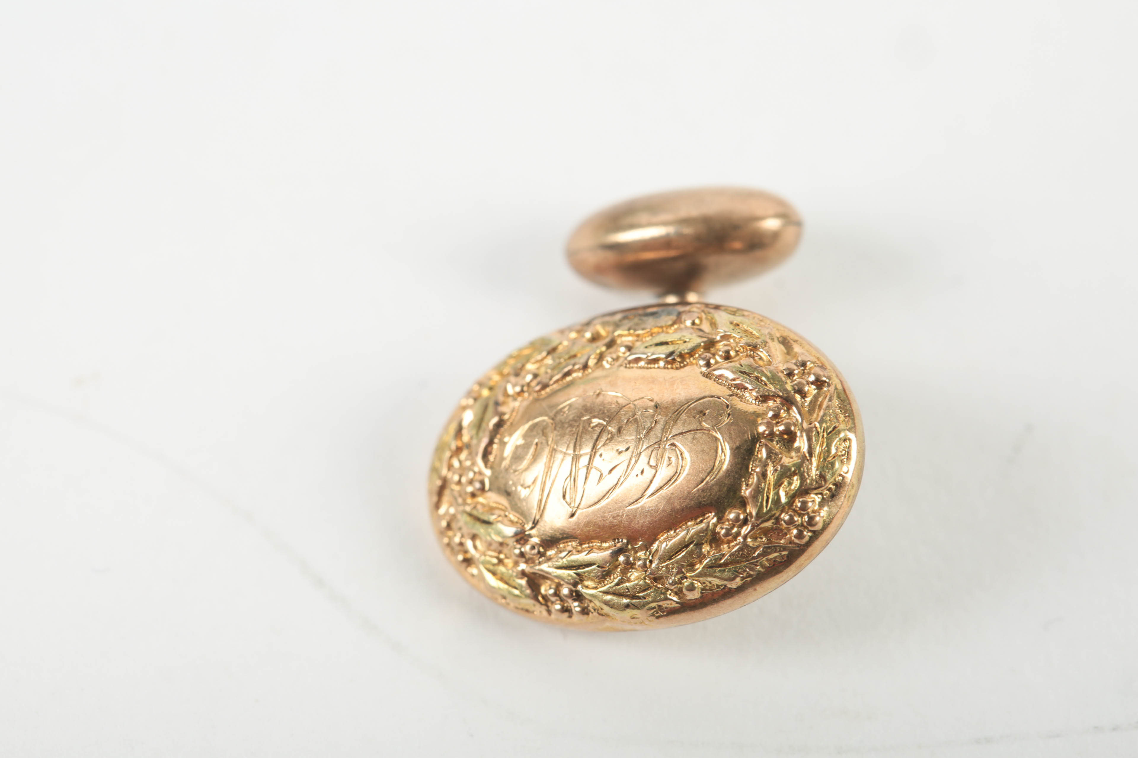14K Yellow Gold Cuff Links