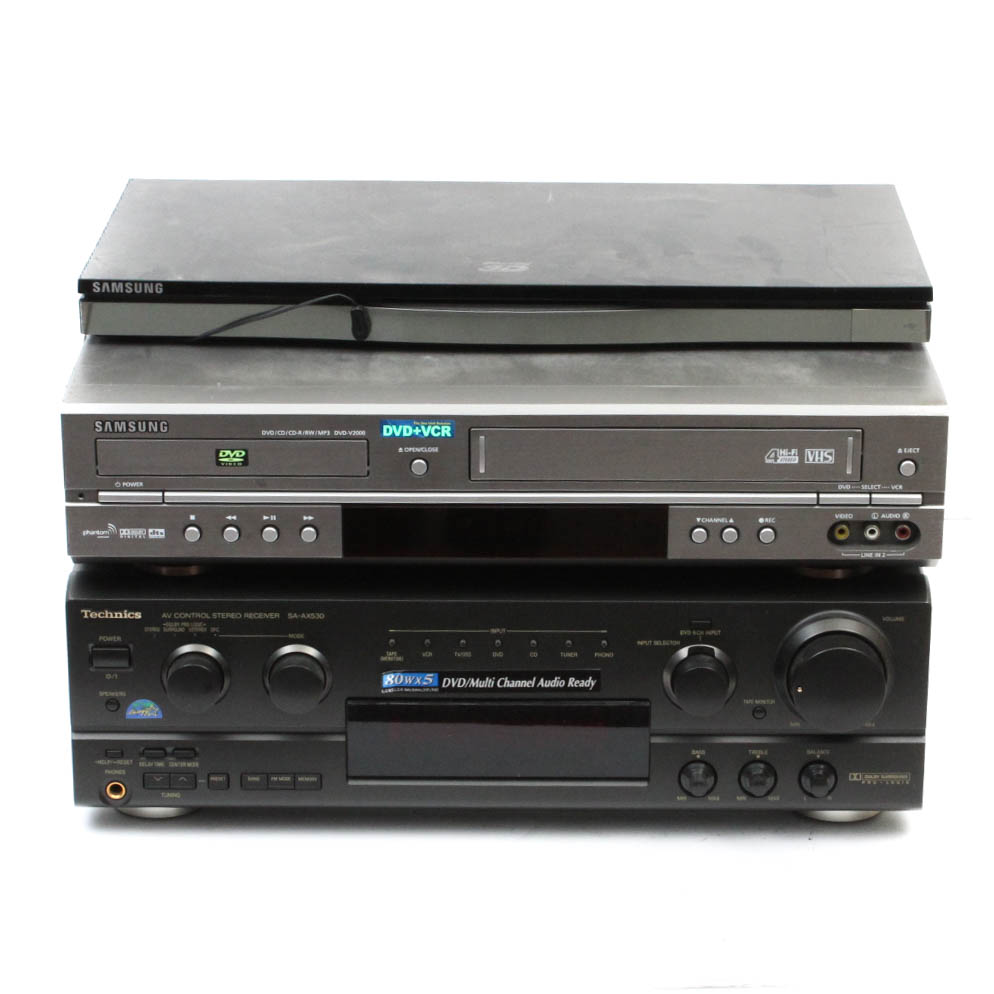 Samsung and  Technics Electronics Assortment