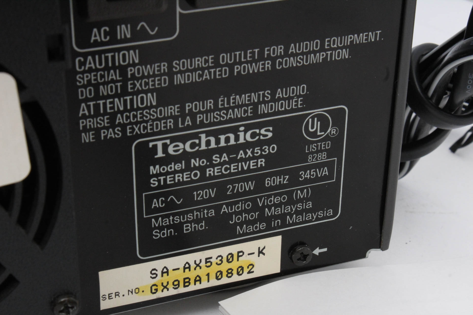 Samsung and  Technics Electronics Assortment