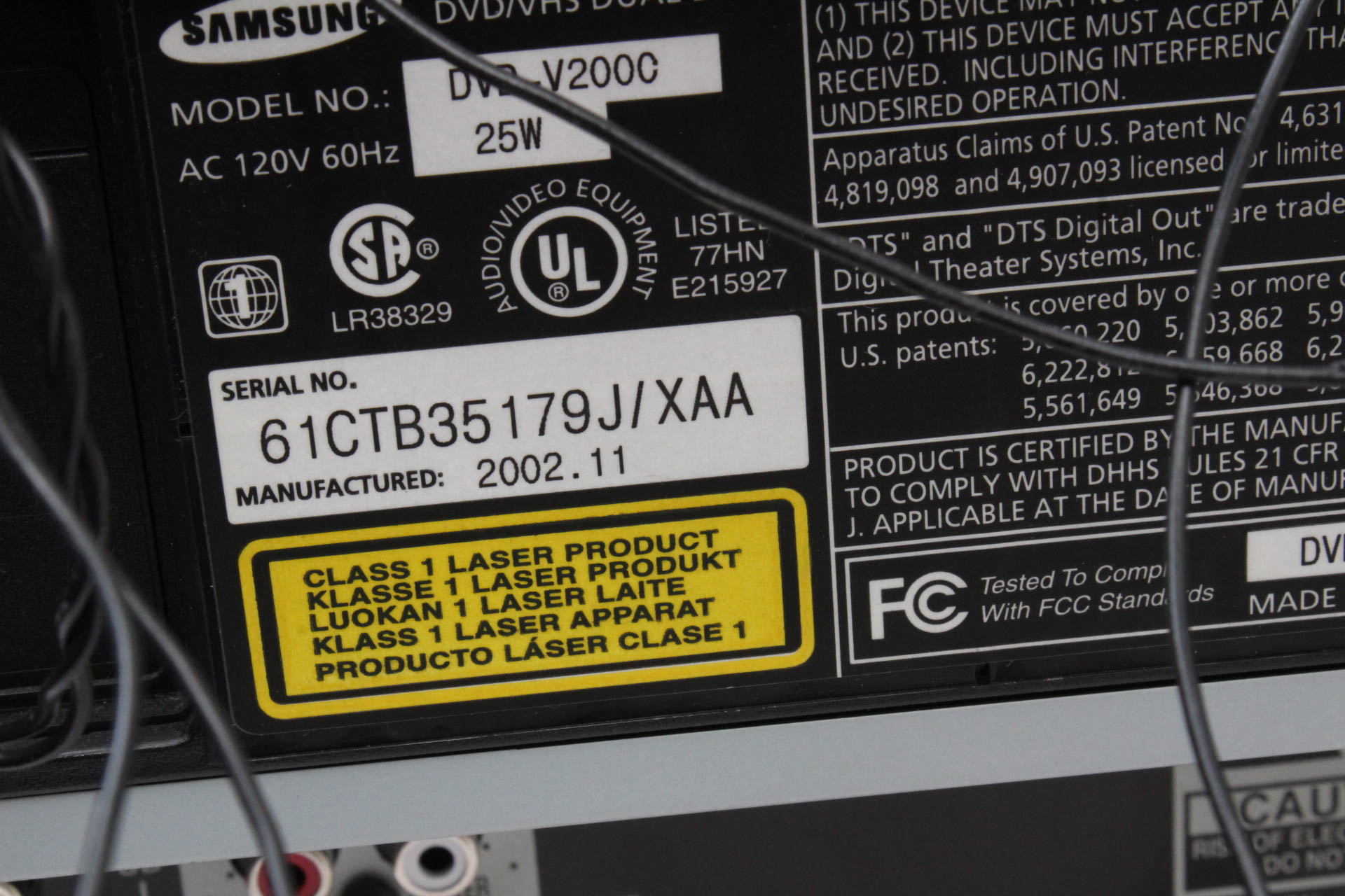 Samsung and  Technics Electronics Assortment