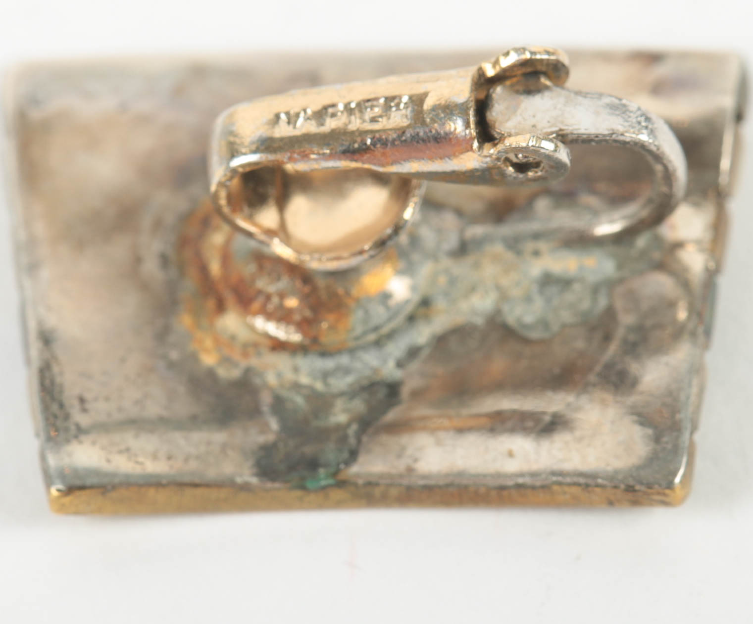 Mexican Sterling Silver Jewelry Full Parure With Married Bracelet