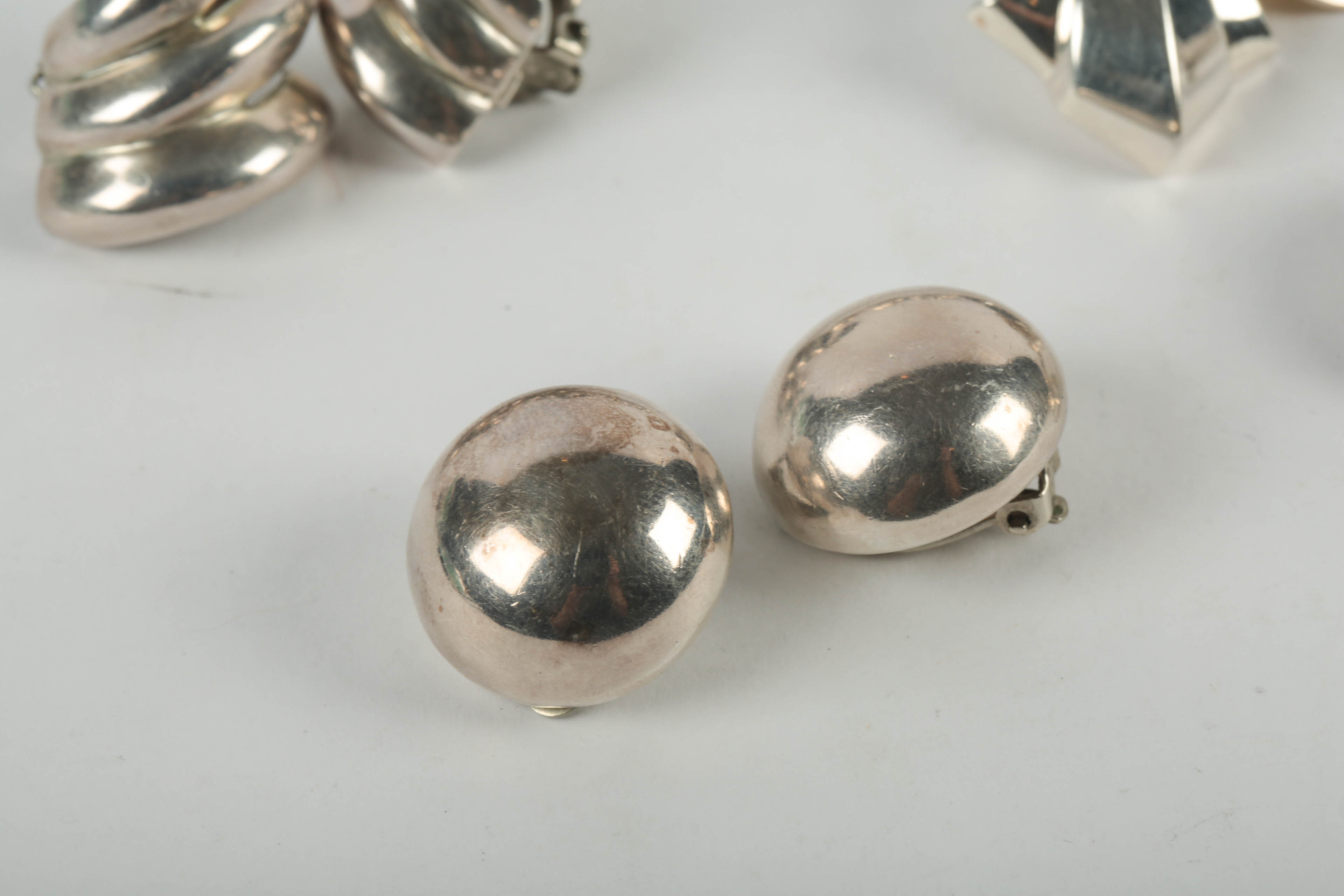 Sterling Silver Earring Collection Featuring Georg Jensen