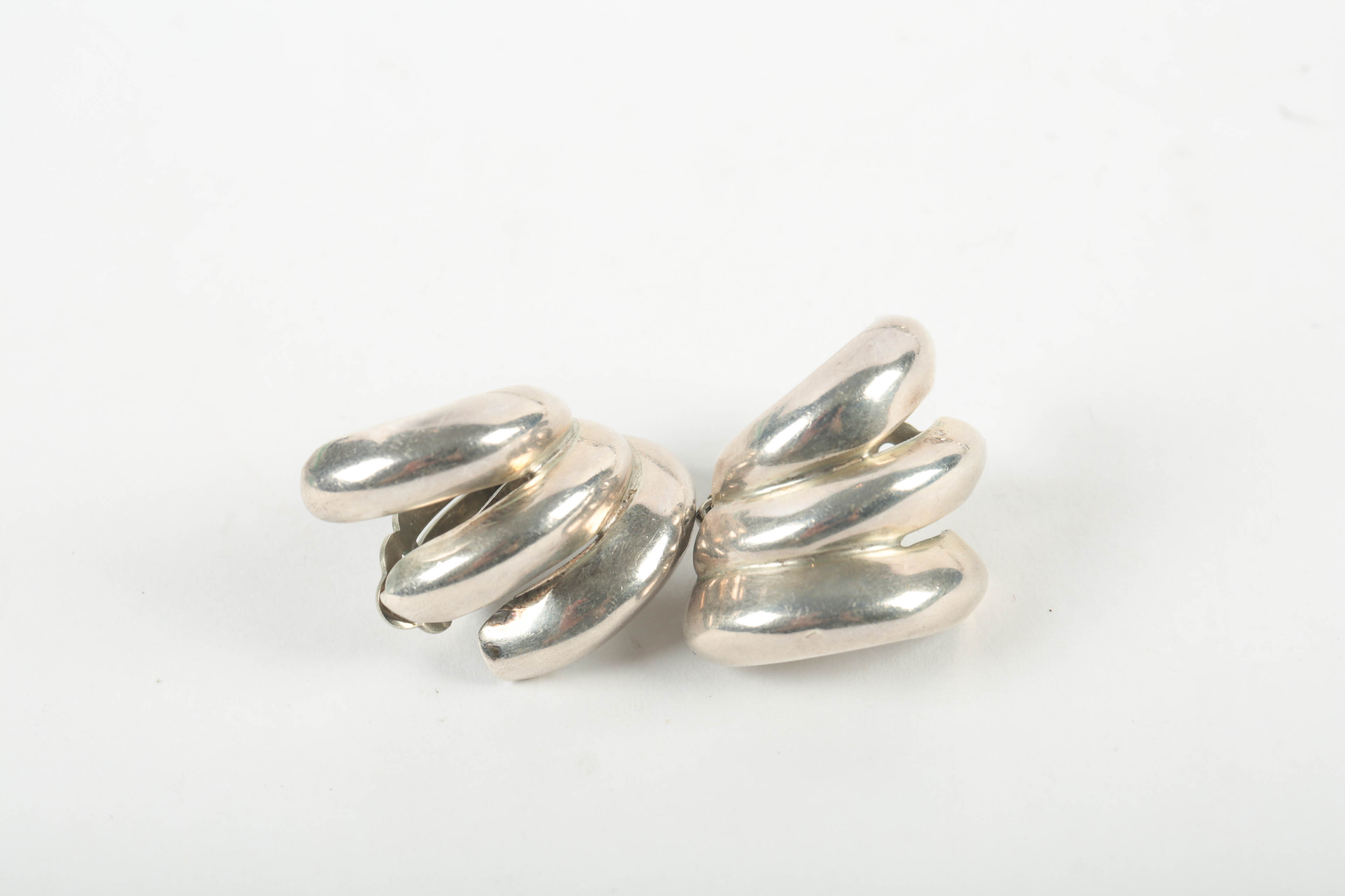Sterling Silver Earring Collection Featuring Georg Jensen