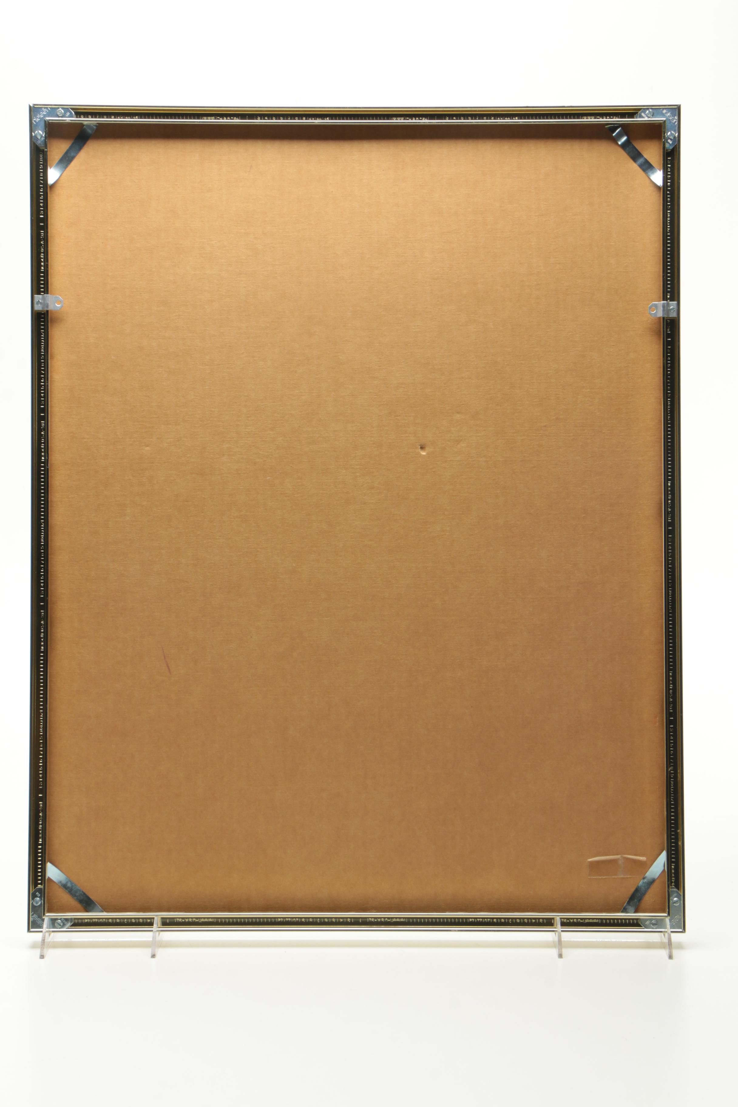 Joan Little Watercolor Painting "Skiing the Edge"