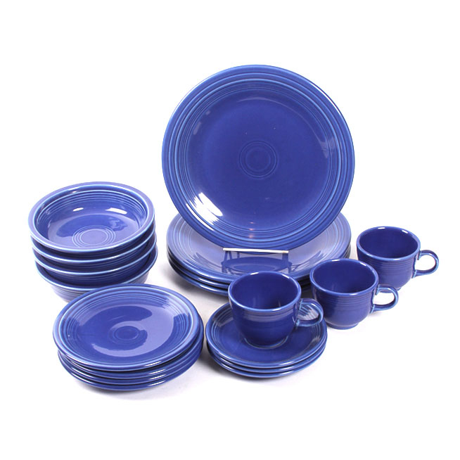 Homer Laughlin "Fiesta" Blue Tableware