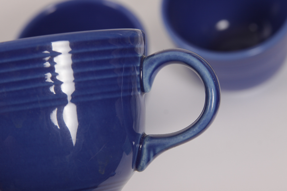 Homer Laughlin "Fiesta" Blue Tableware