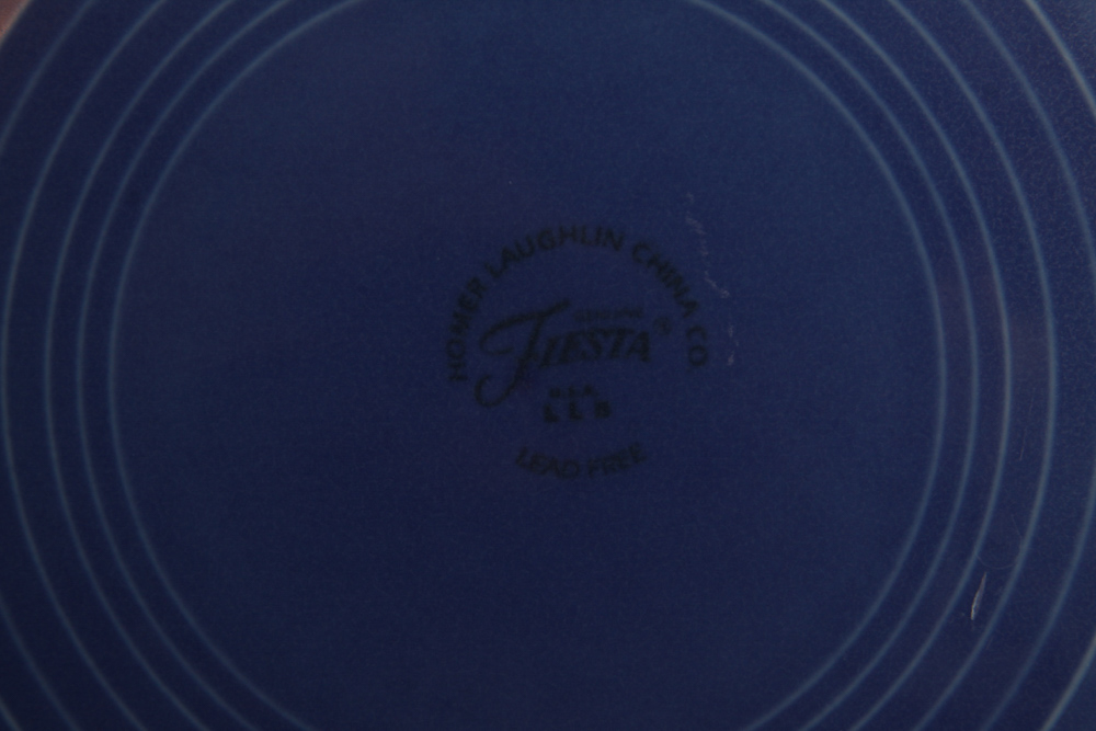 Homer Laughlin "Fiesta" Blue Tableware