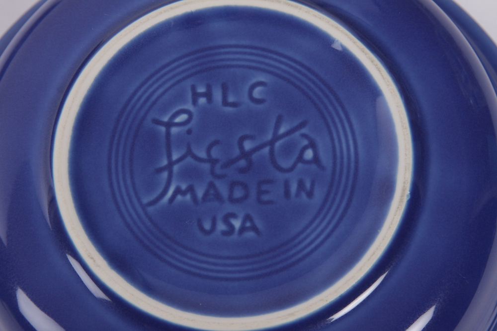 Homer Laughlin "Fiesta" Blue Tableware