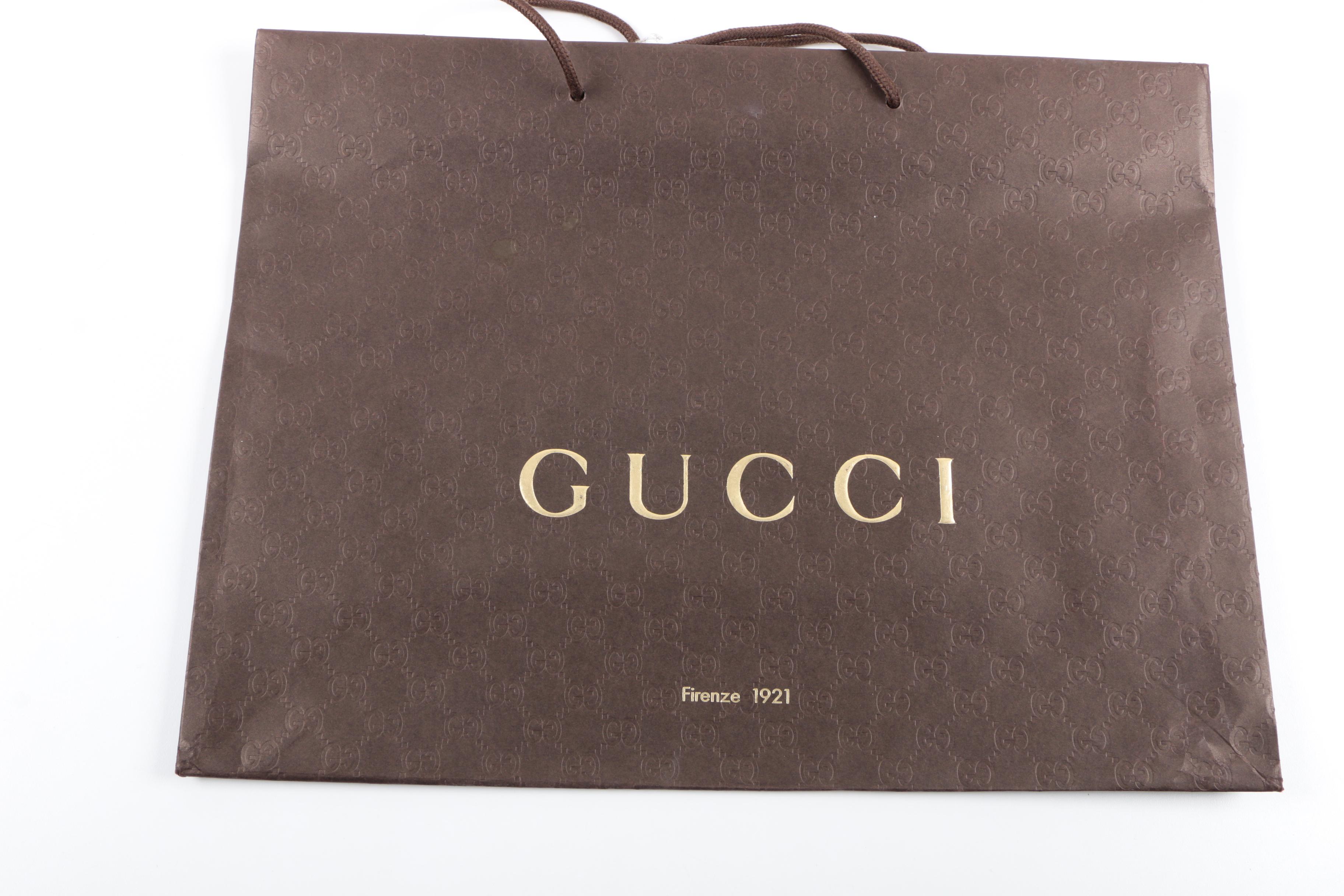 Designer Bags and Boxes Including Prada and Gucci