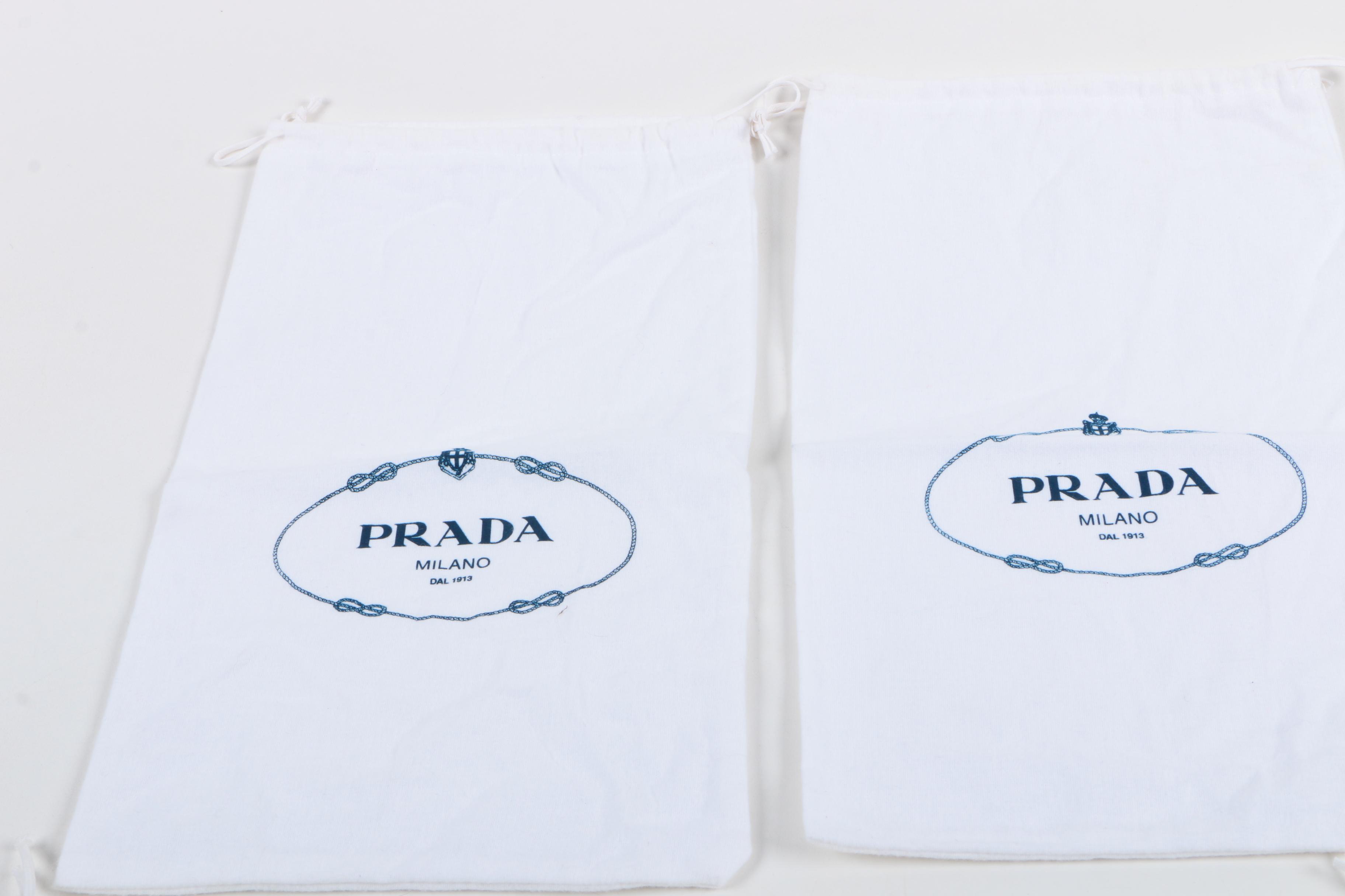 Designer Bags and Boxes Including Prada and Gucci