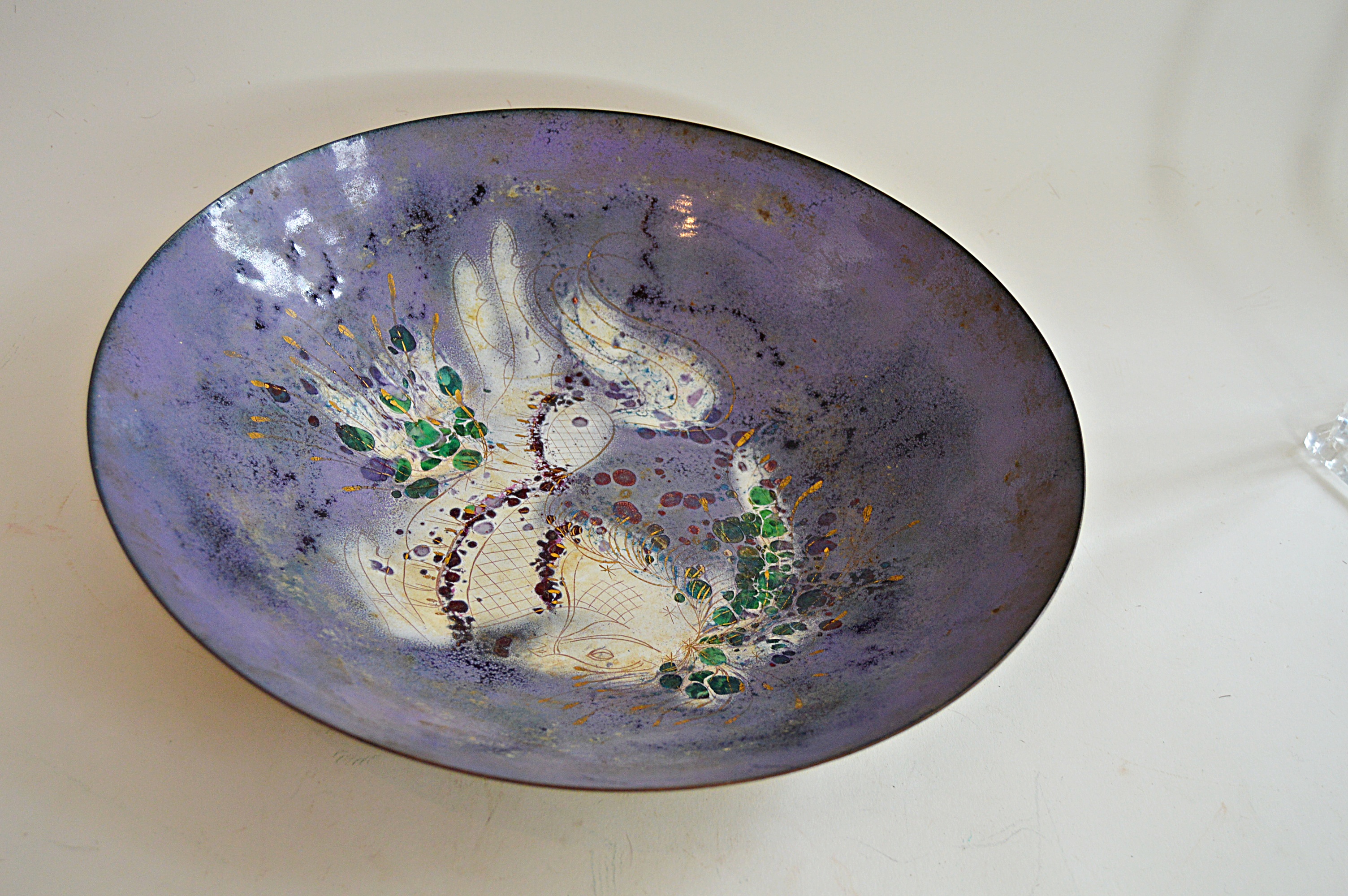 Sascha Brastoff Copper Enamel Bowl