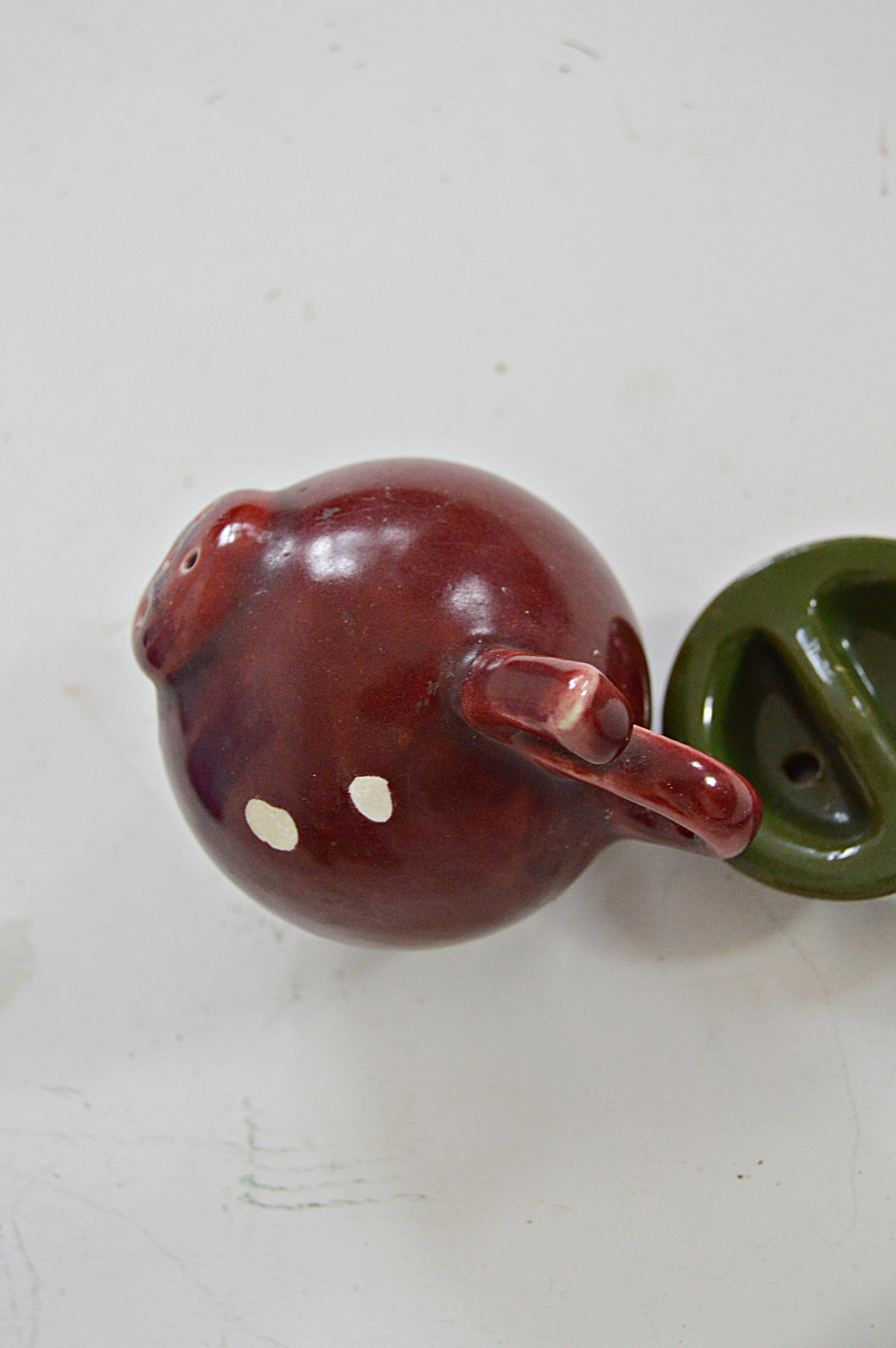 Mid Century Glassware, Pottery, Wooden Tray Including Hall and McCoy