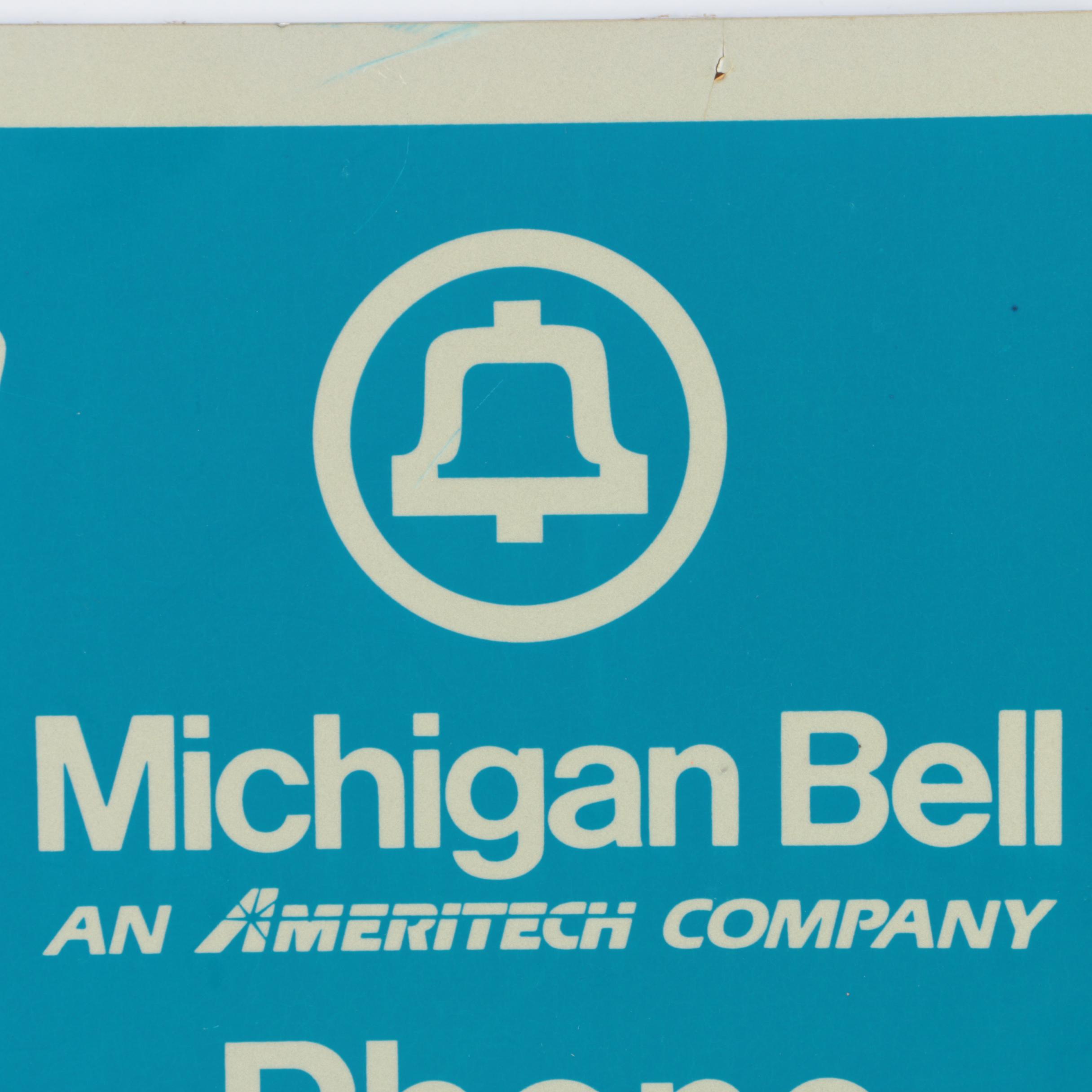 Michigan Bell Phone Sign