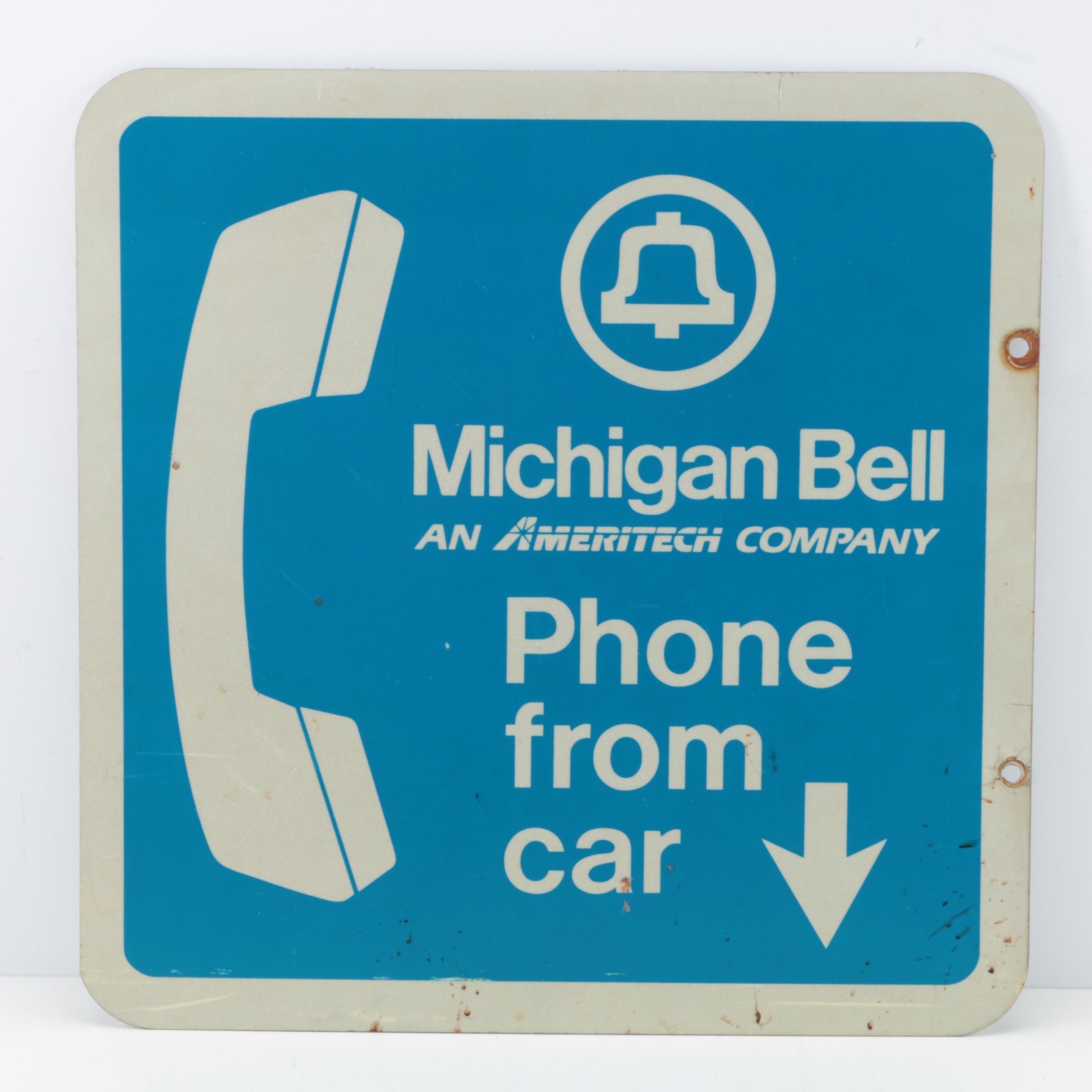 Michigan Bell Phone Sign