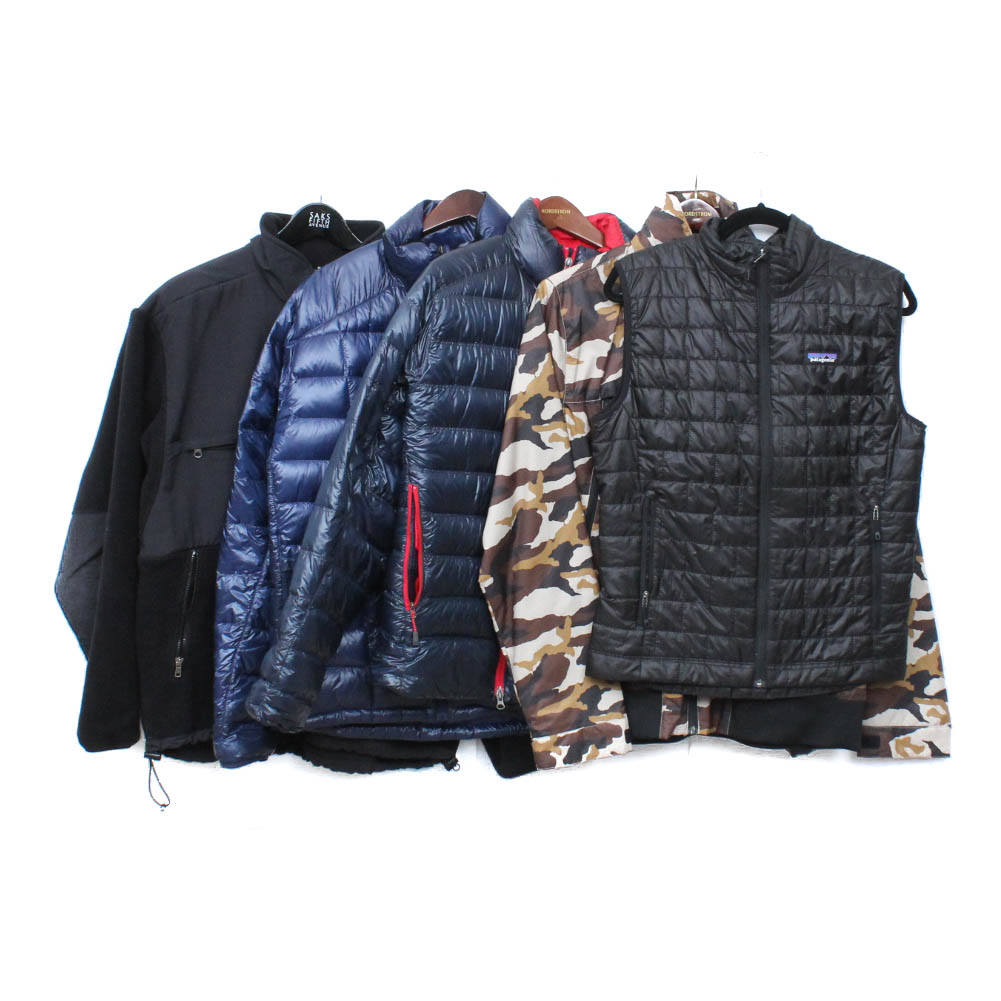 Men's The North Face and Patagonia Outerwear