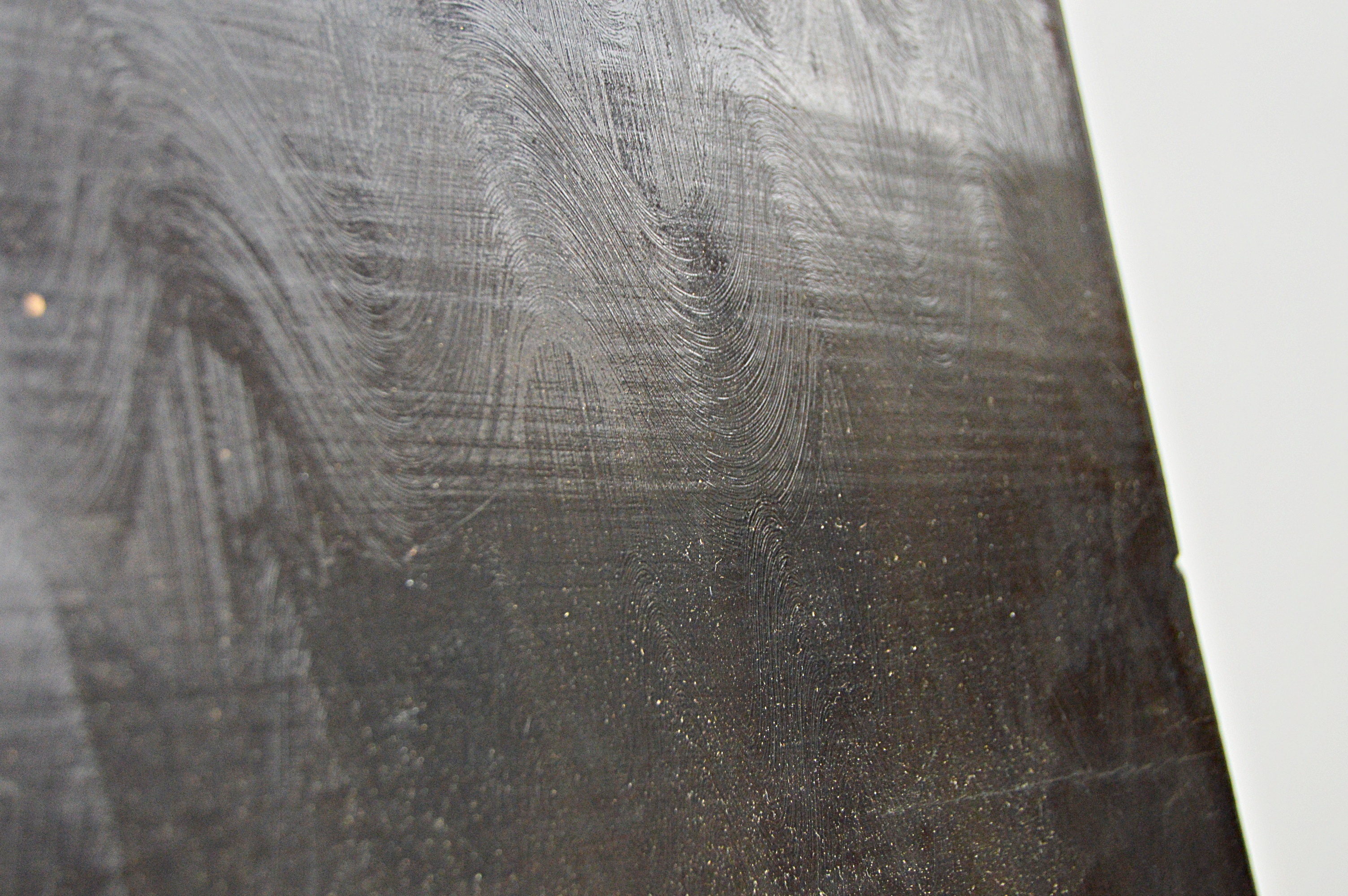 Art Deco Lacquered Tray and Vintage Etched Glassware