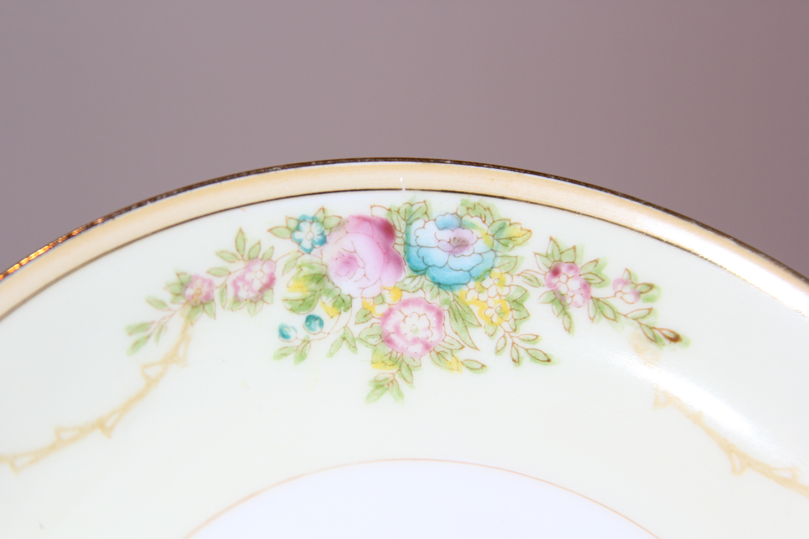 Meito China Handpainted Porcelain Serveware Set