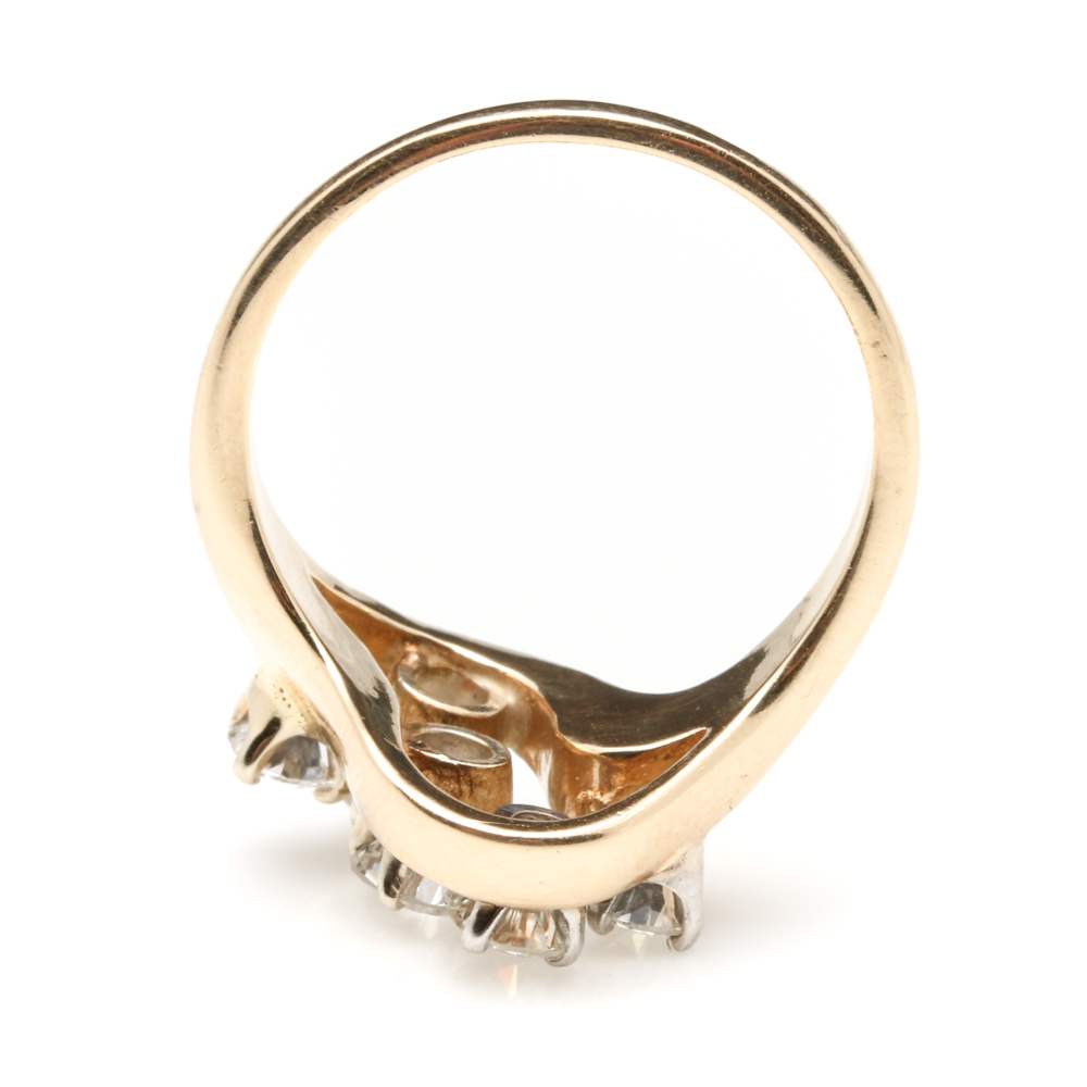 14K Yellow Gold 1.28 CTW Diamond Ring