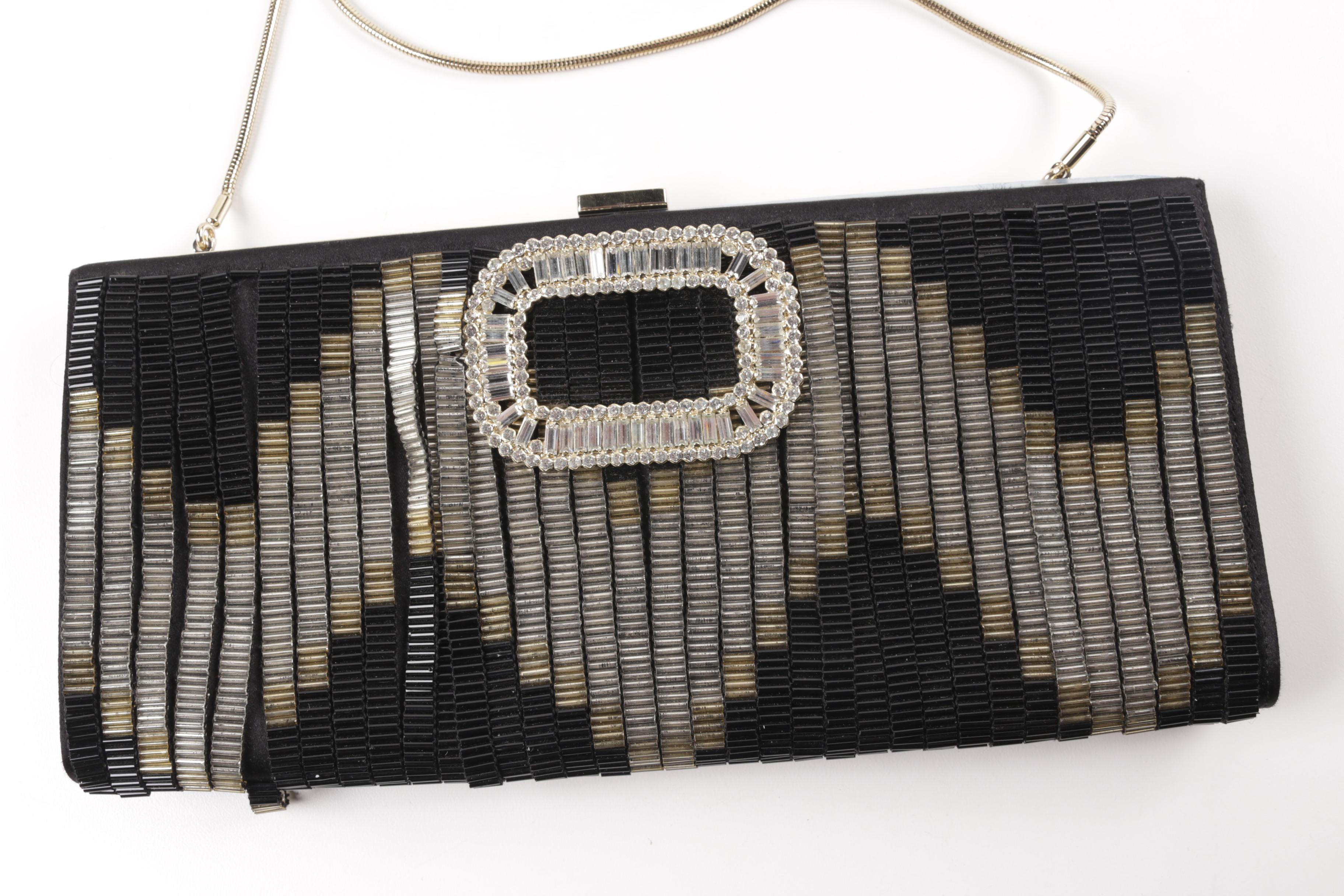 Roger Vivier Beaded Evening Clutch