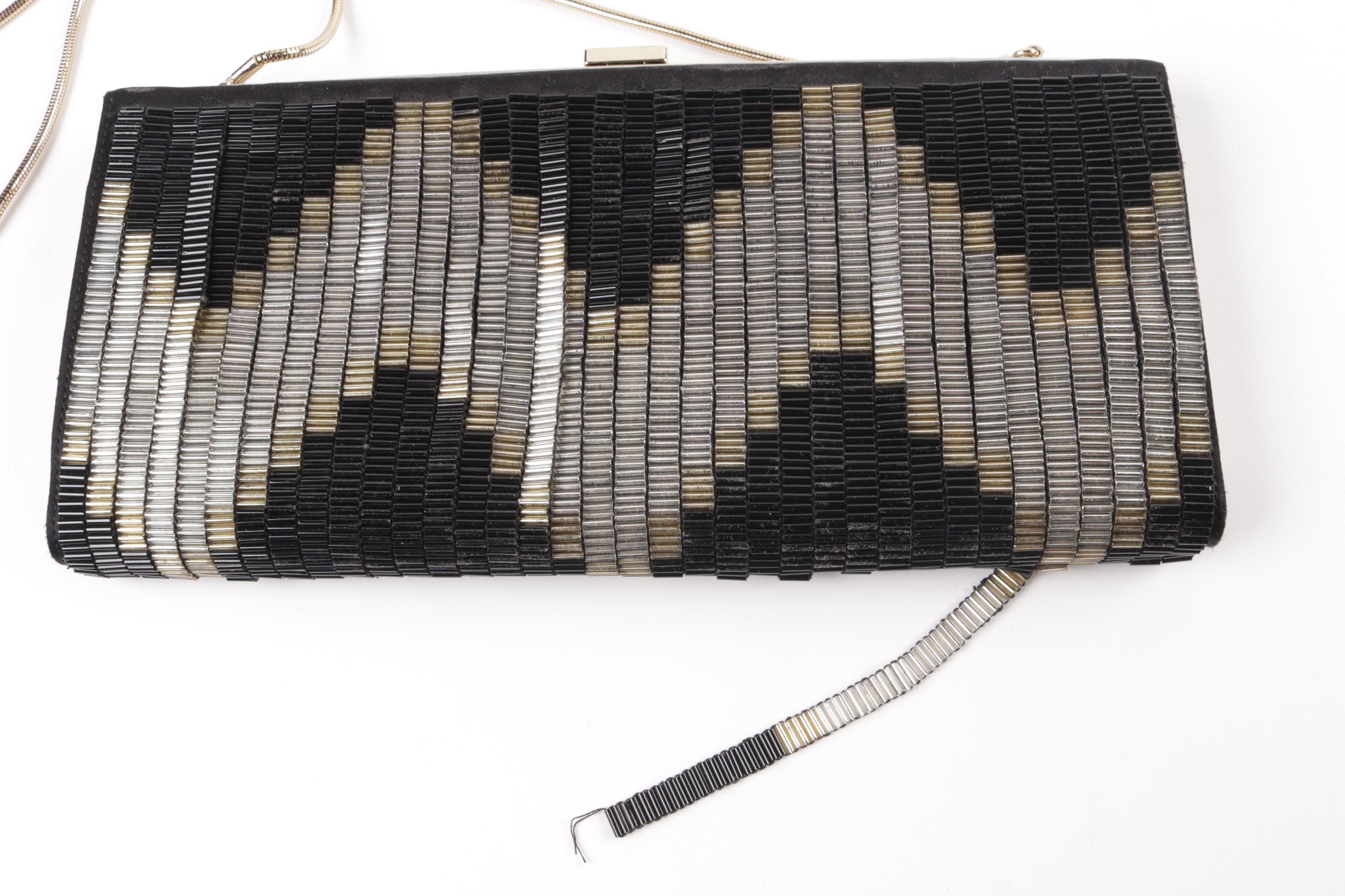 Roger Vivier Beaded Evening Clutch