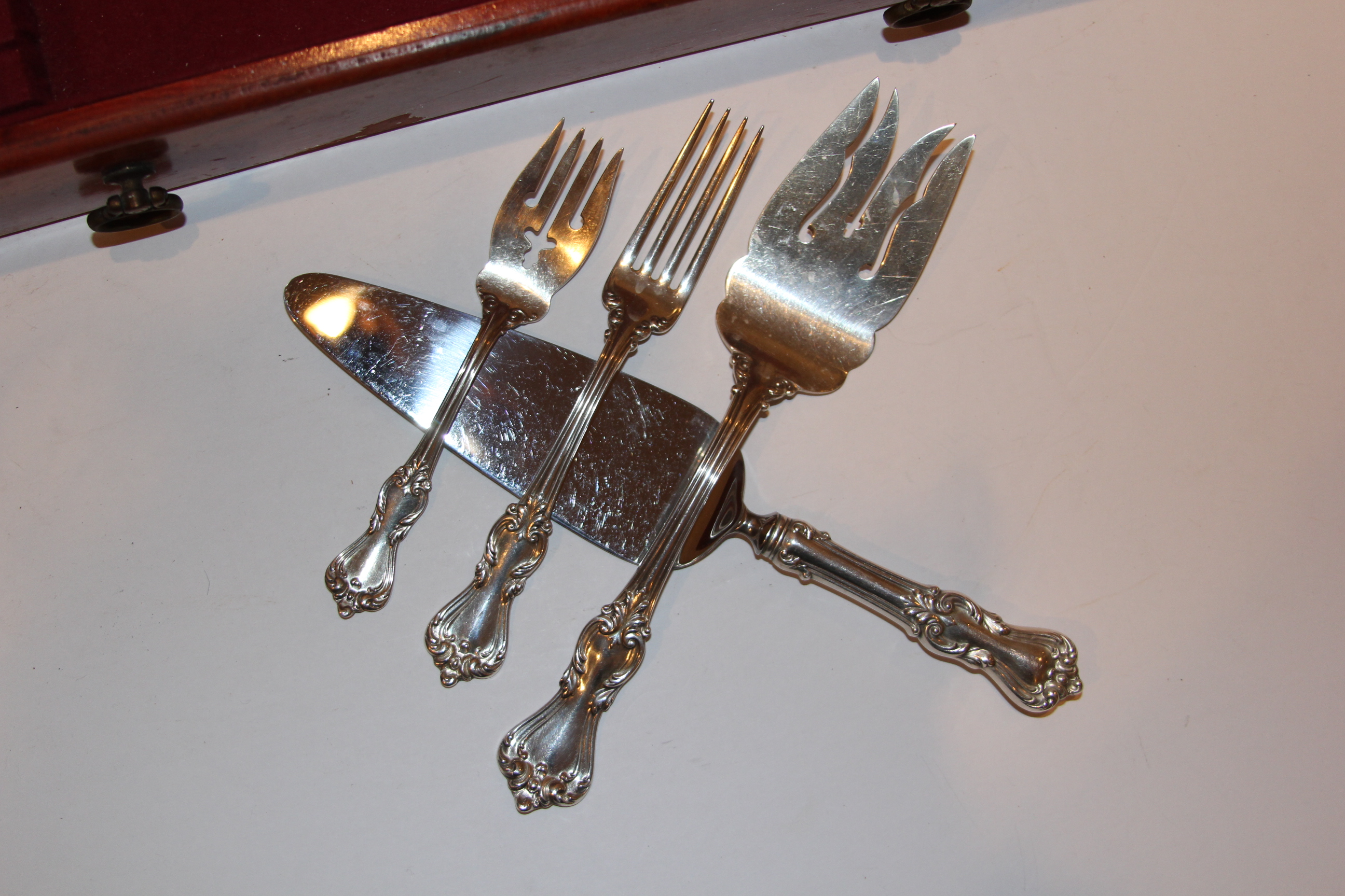 Reed & Barton "Marlborough" Sterling Silver Flatware Set