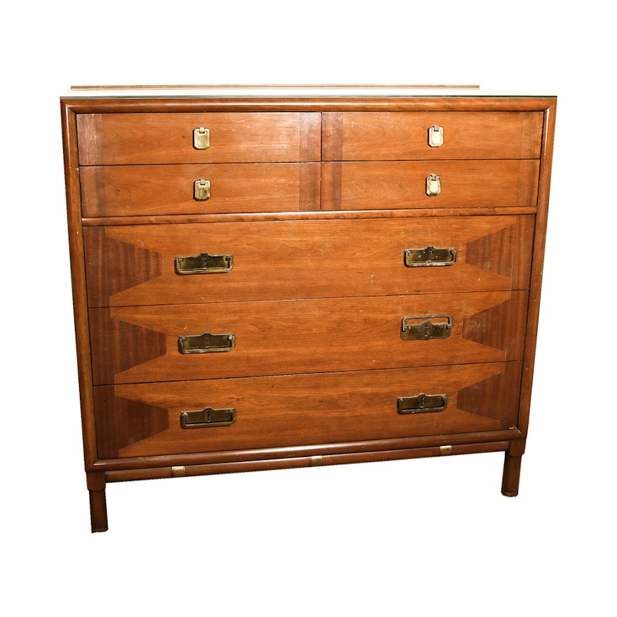 Mid Century Modern Walnut Chest of Drawers by Lammerts