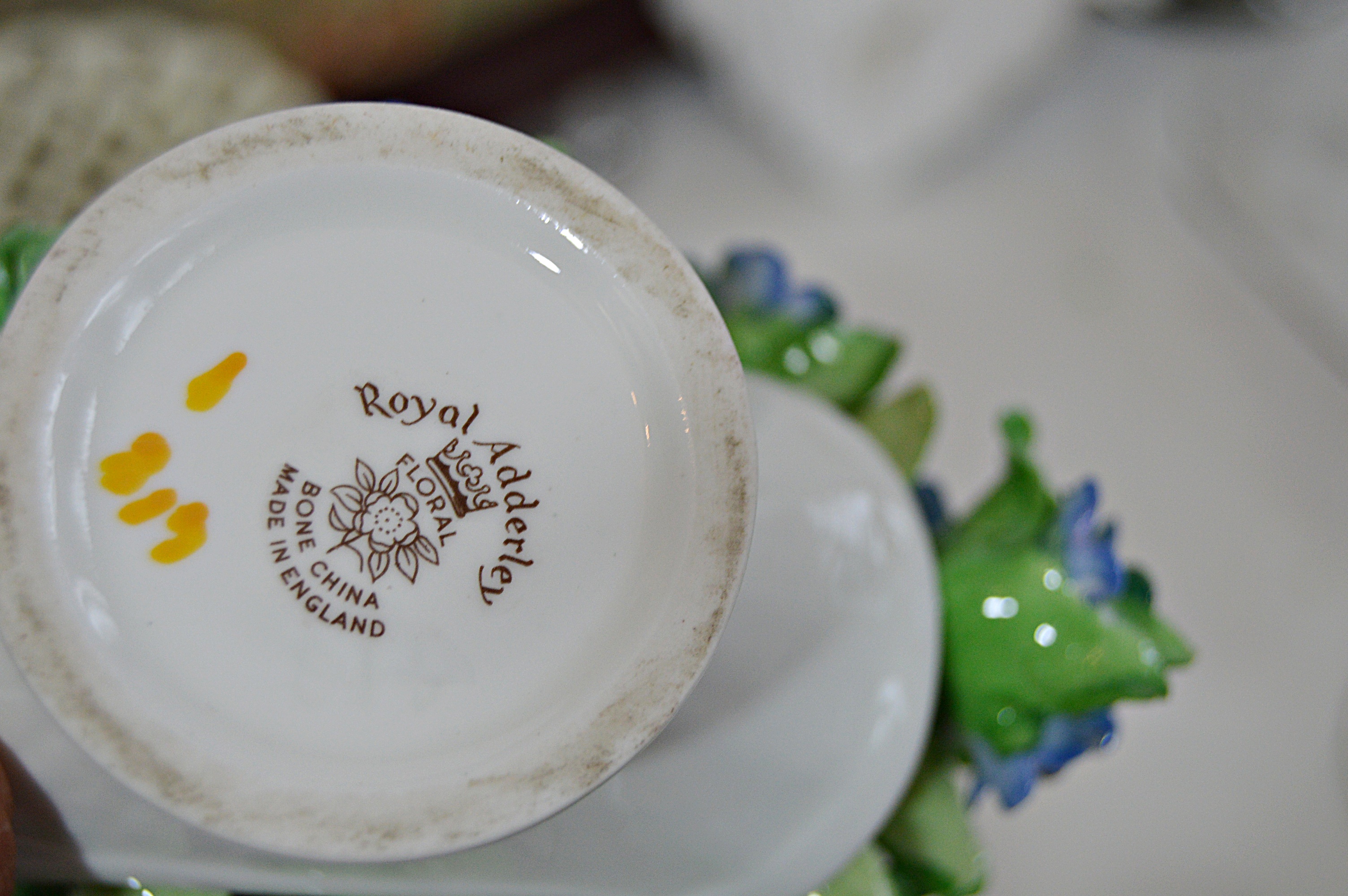 Vintage Tray with Italian, Spanish, English Ceramics and Glassware