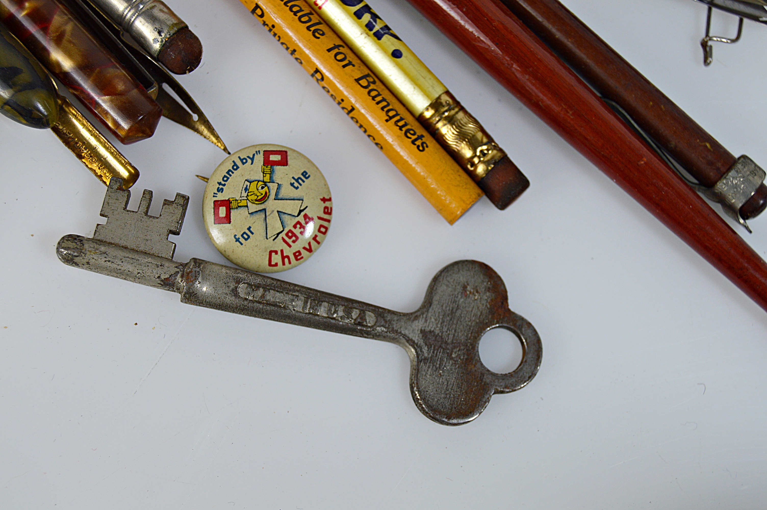 Vintage Pens and Pencils with Advertising