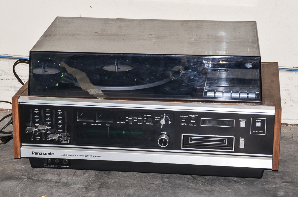 Vintage Panasonic Audio Entertainment Center