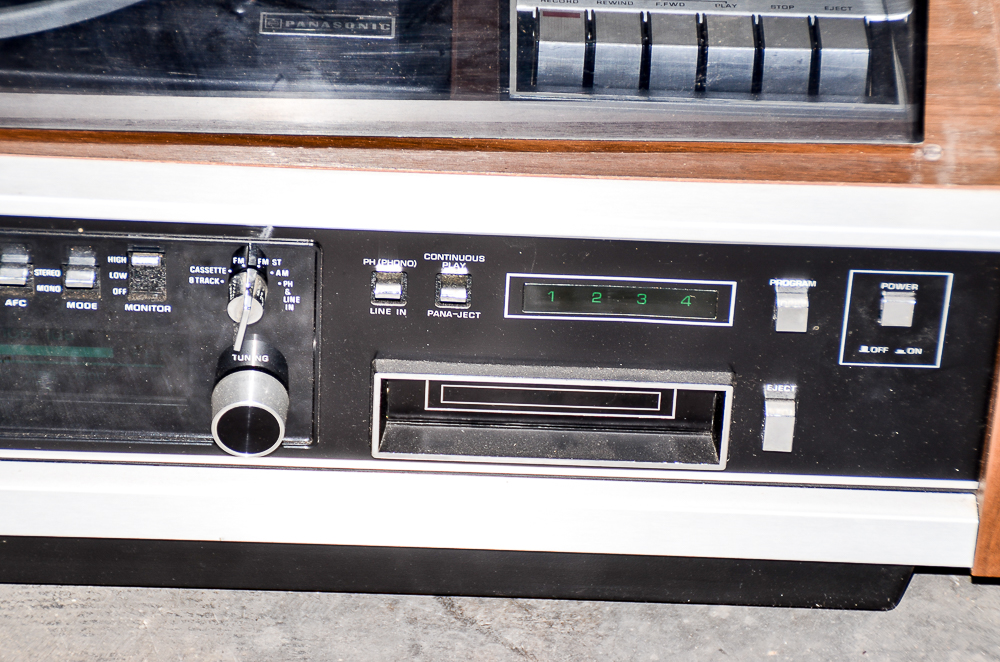 Vintage Panasonic Audio Entertainment Center