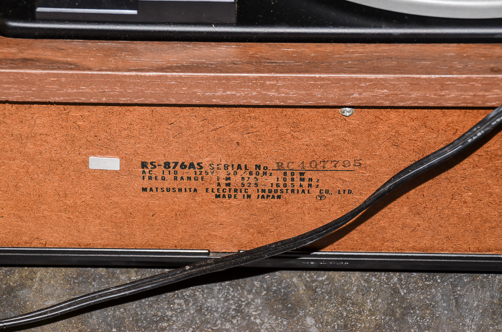 Vintage Panasonic Audio Entertainment Center