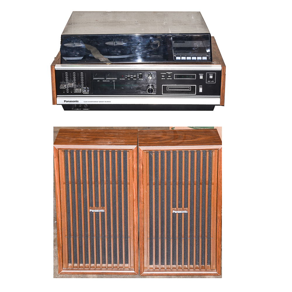 Vintage Panasonic Audio Entertainment Center