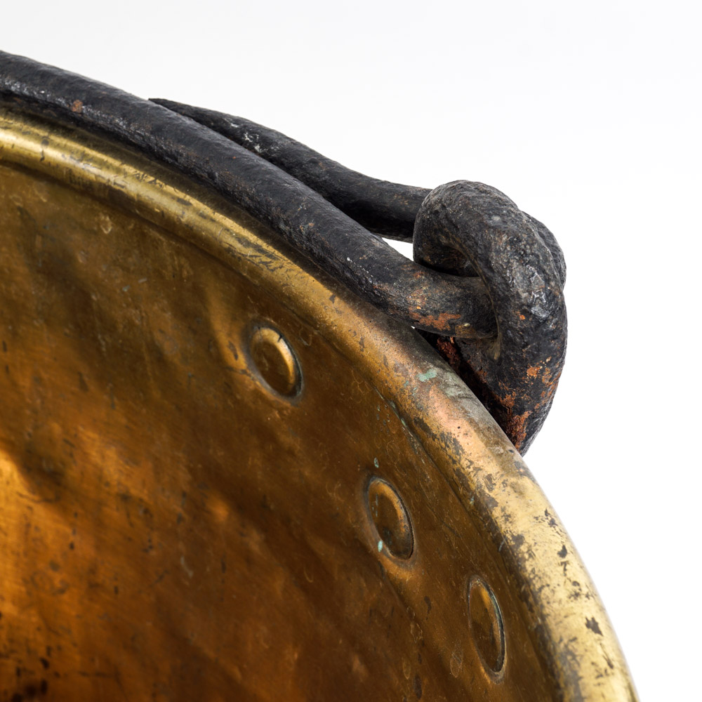 Claw Foot Brass Pail