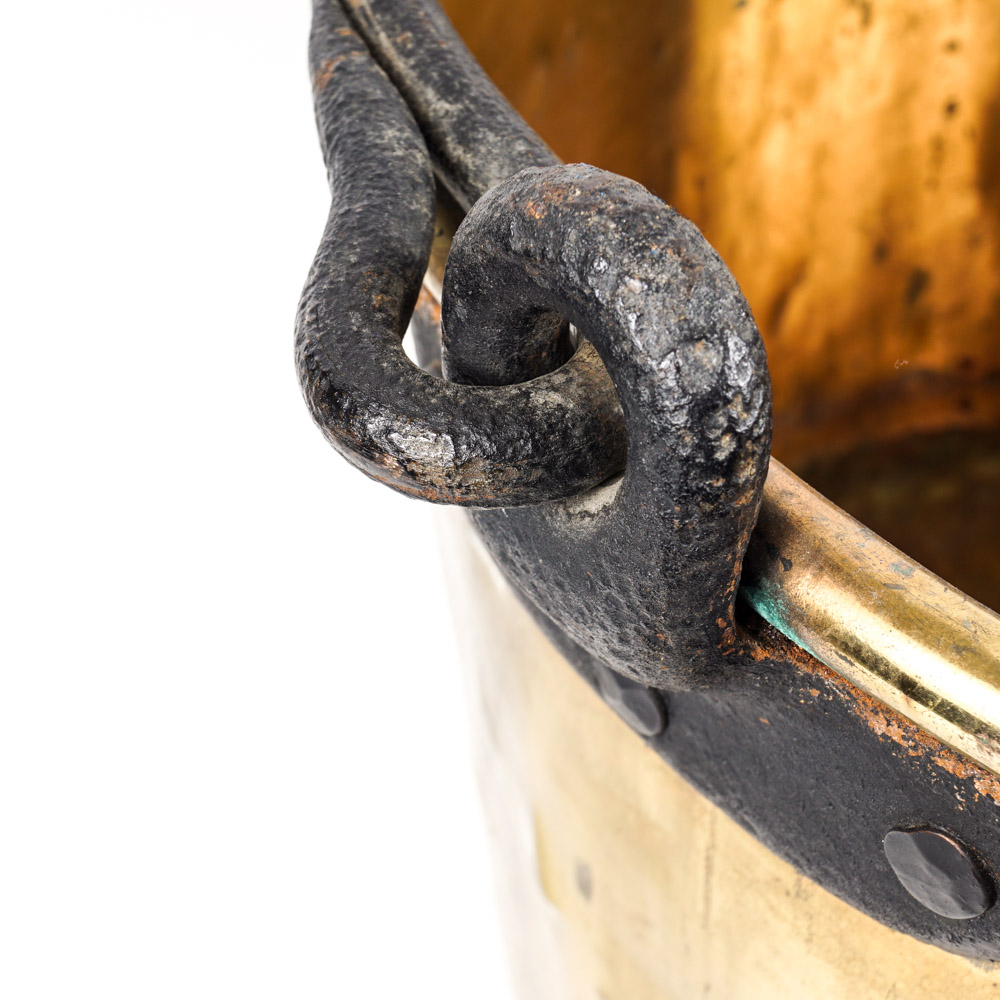 Claw Foot Brass Pail