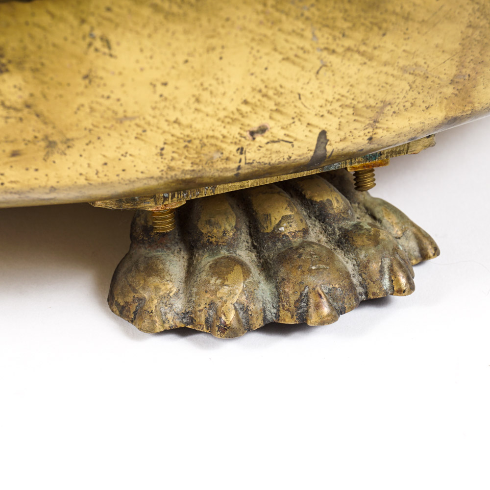 Claw Foot Brass Pail