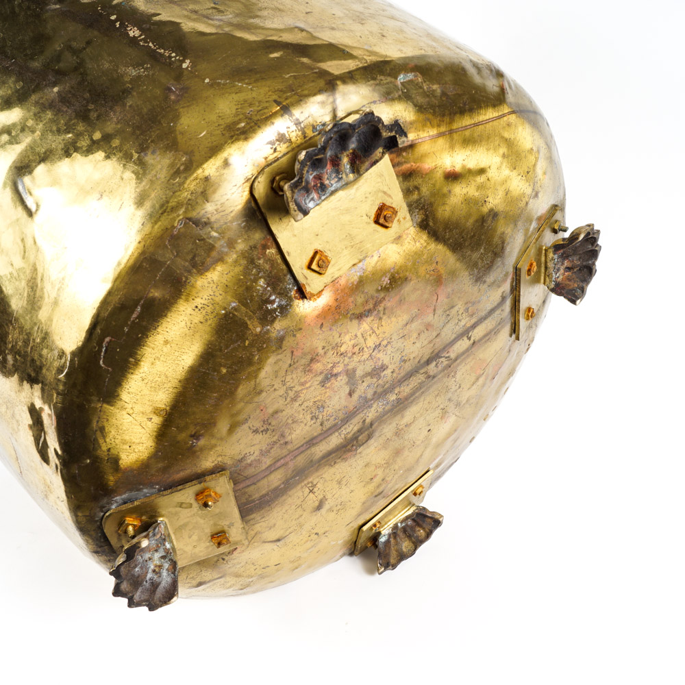 Claw Foot Brass Pail