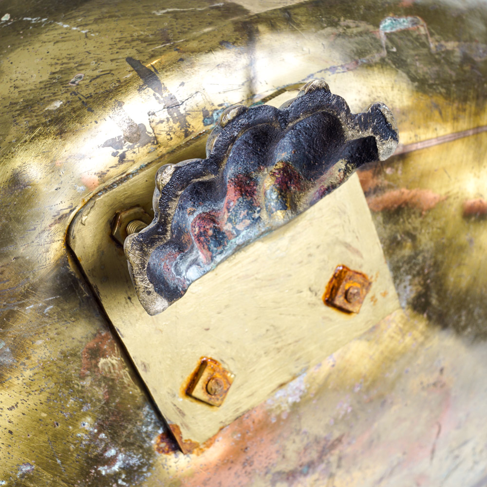 Claw Foot Brass Pail