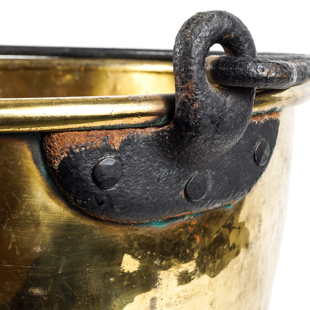 Claw Foot Brass Pail