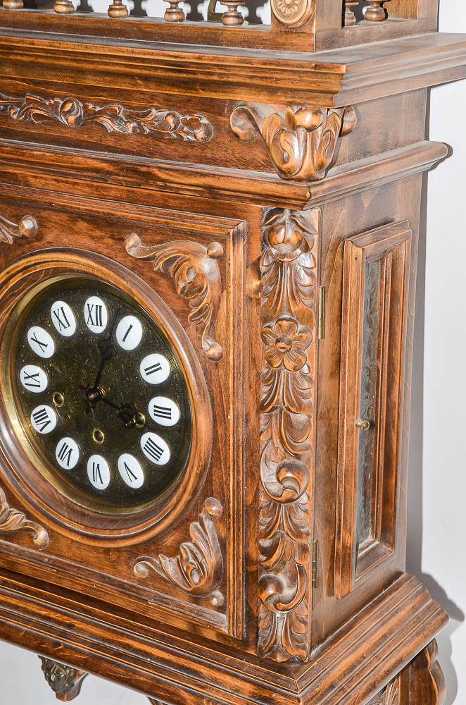 Vintage Gazo Family Clock Factory "La Jolla" Alderwood Wall Clock