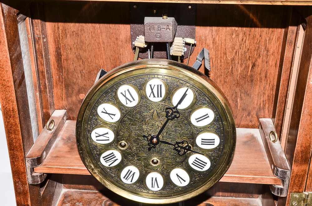 Vintage Gazo Family Clock Factory "La Jolla" Alderwood Wall Clock