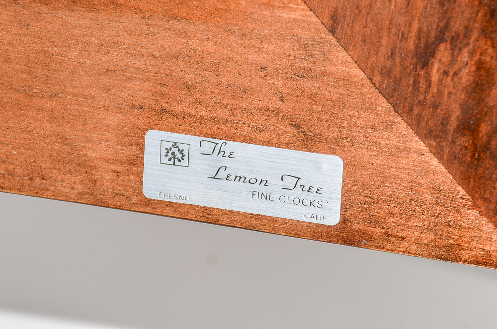 Vintage Gazo Family Clock Factory "La Jolla" Alderwood Wall Clock