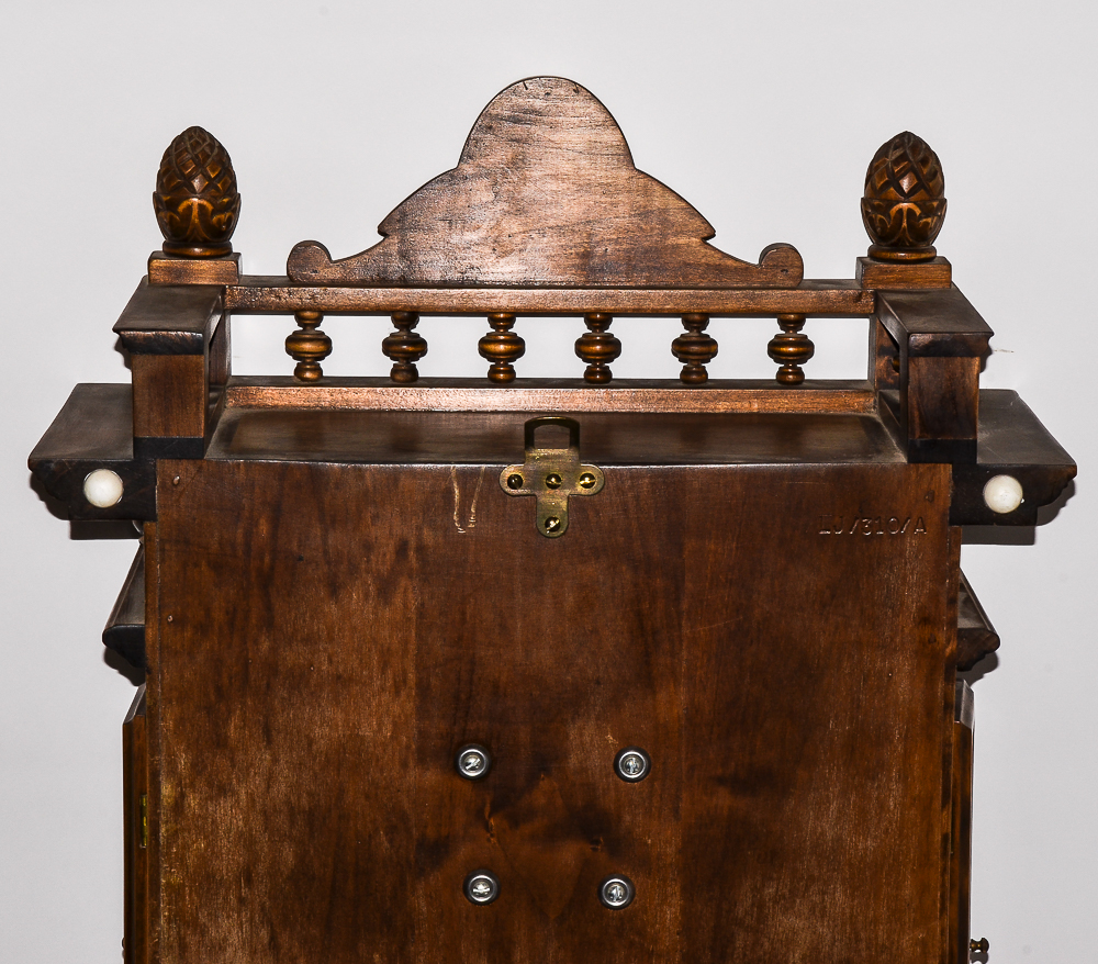 Vintage Gazo Family Clock Factory "La Jolla" Alderwood Wall Clock