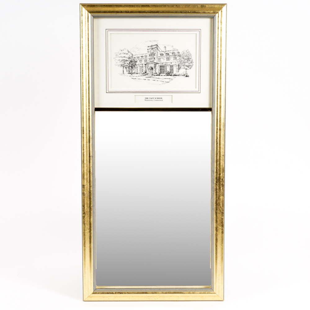 Eglomise Designs "The Taft School" Wall Mirror