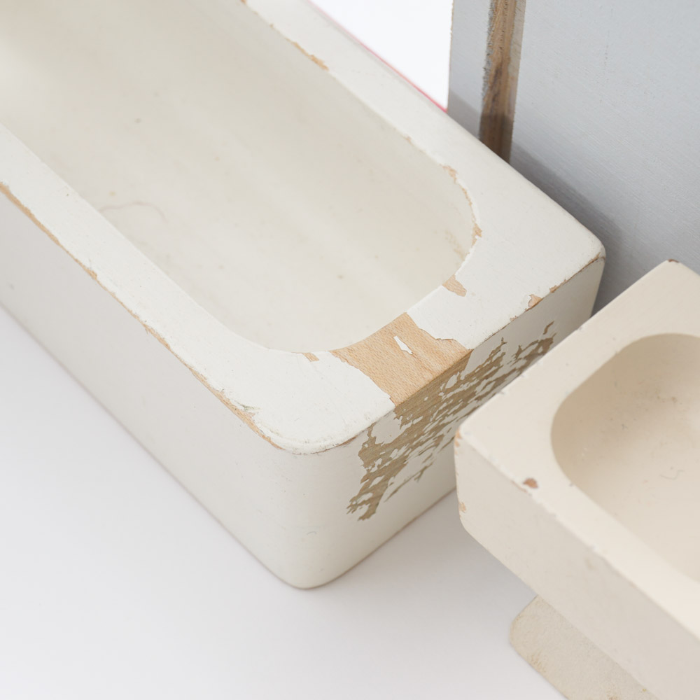 Vintage Creative Playthings Dollhouse Set With Furniture